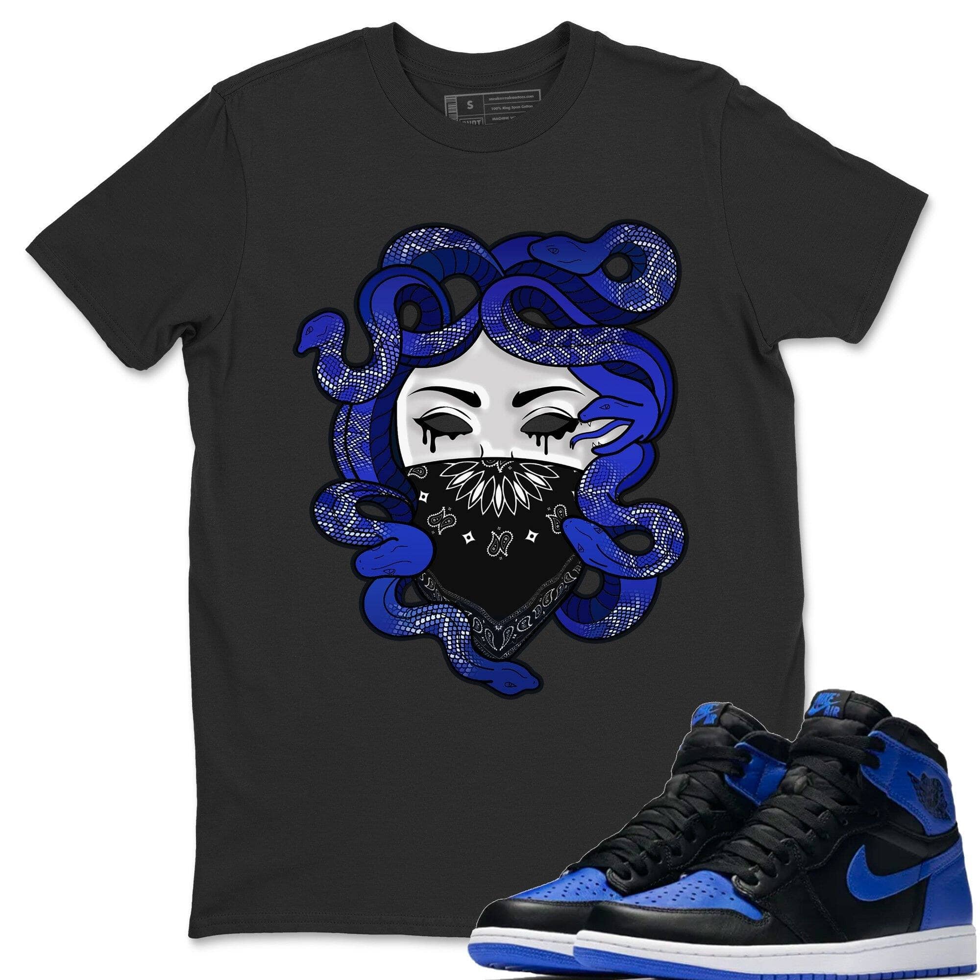 Medusa Unisex Tops - Air Jordan 1 Royal Black