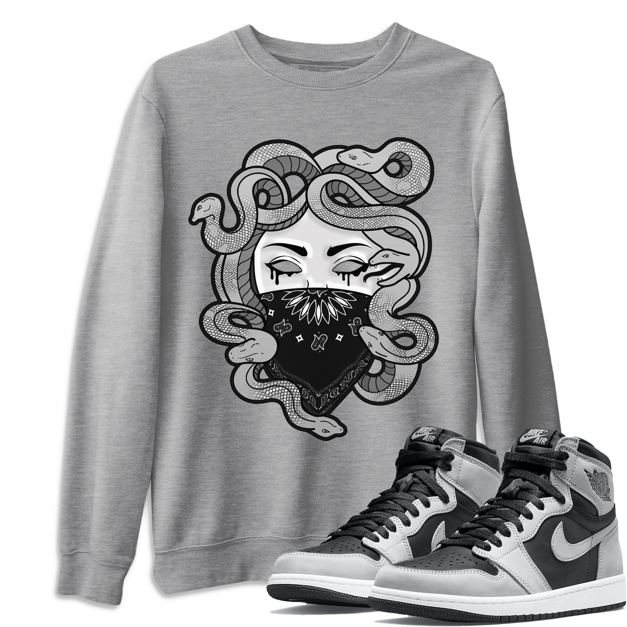 Medusa Unisex Tops - Air Jordan 1 Shadow 2.0