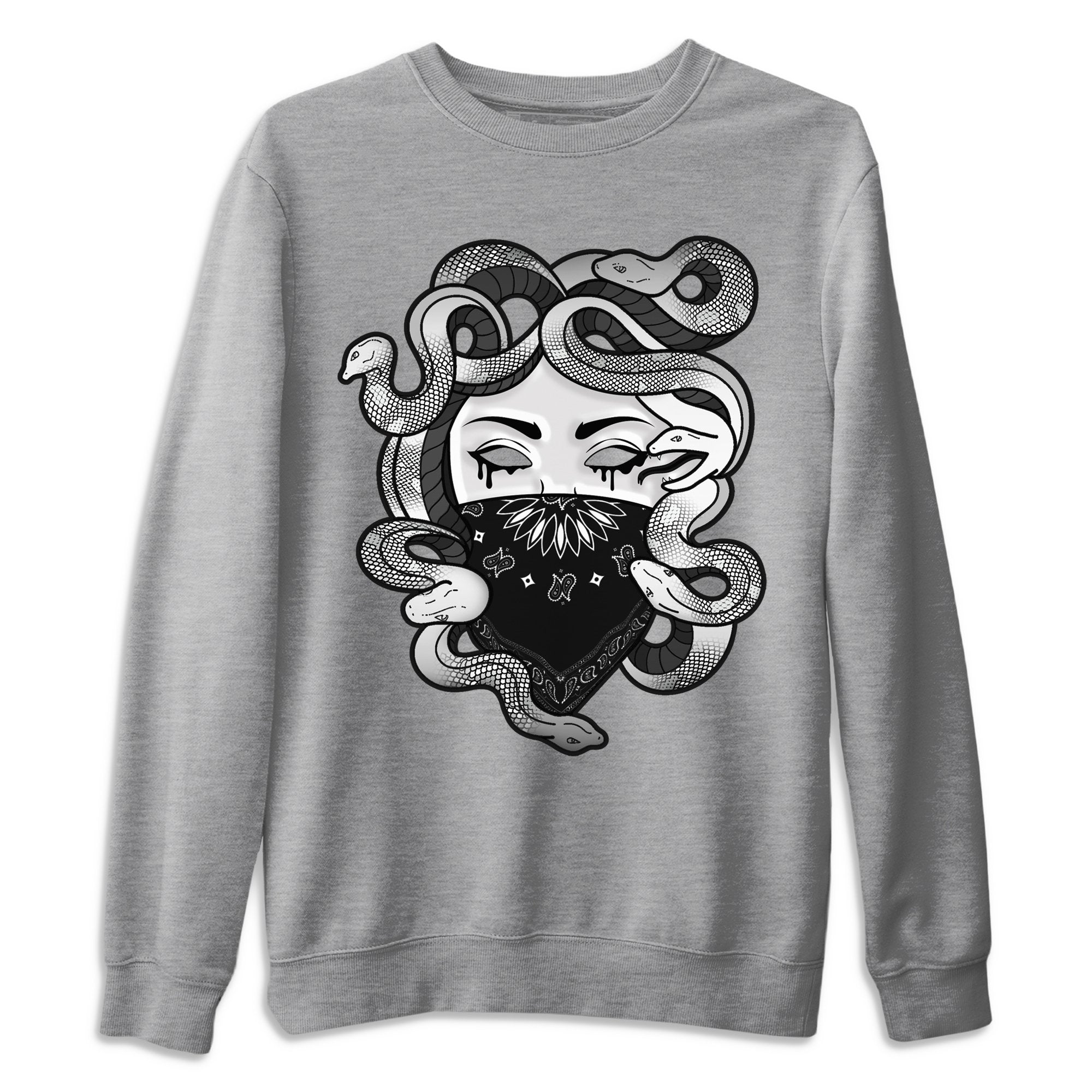 Medusa Unisex Tops - Air Jordan 1 Silver Toe