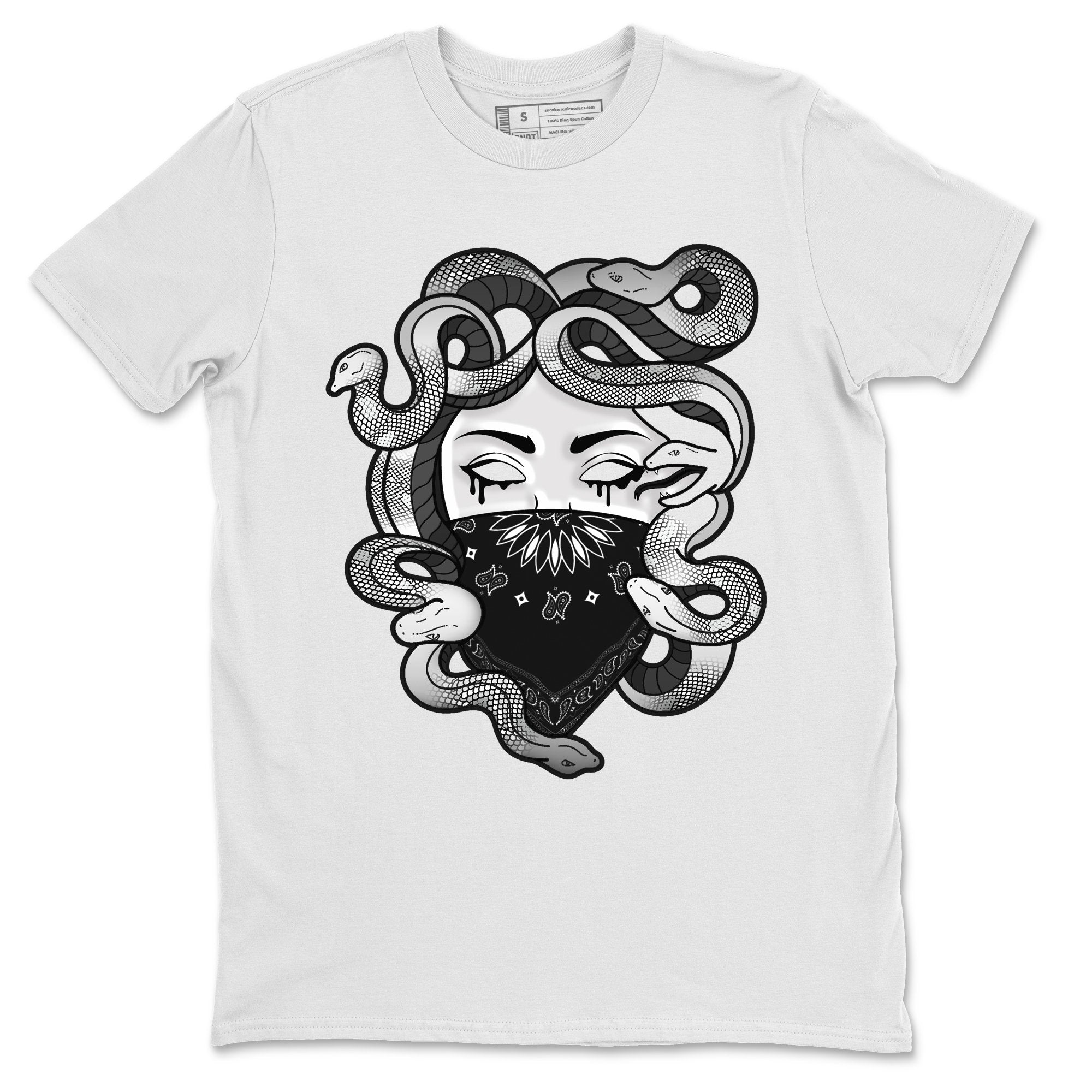 Medusa Unisex Tops - Air Jordan 1 Silver Toe