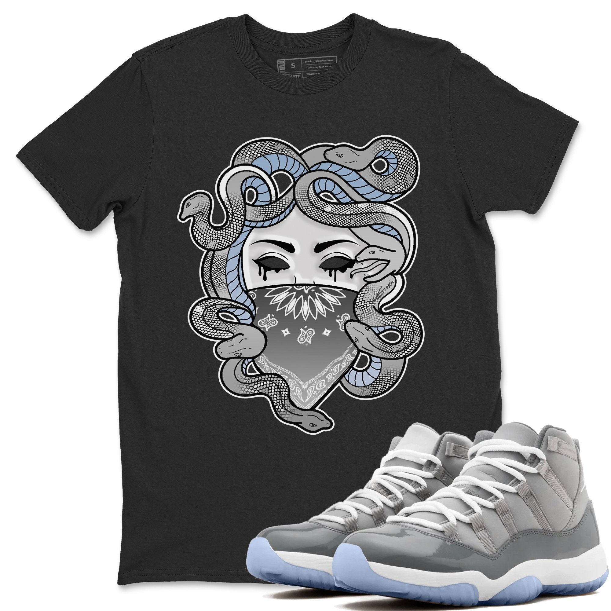 Medusa Unisex Tops - Air Jordan 11 Cool Grey