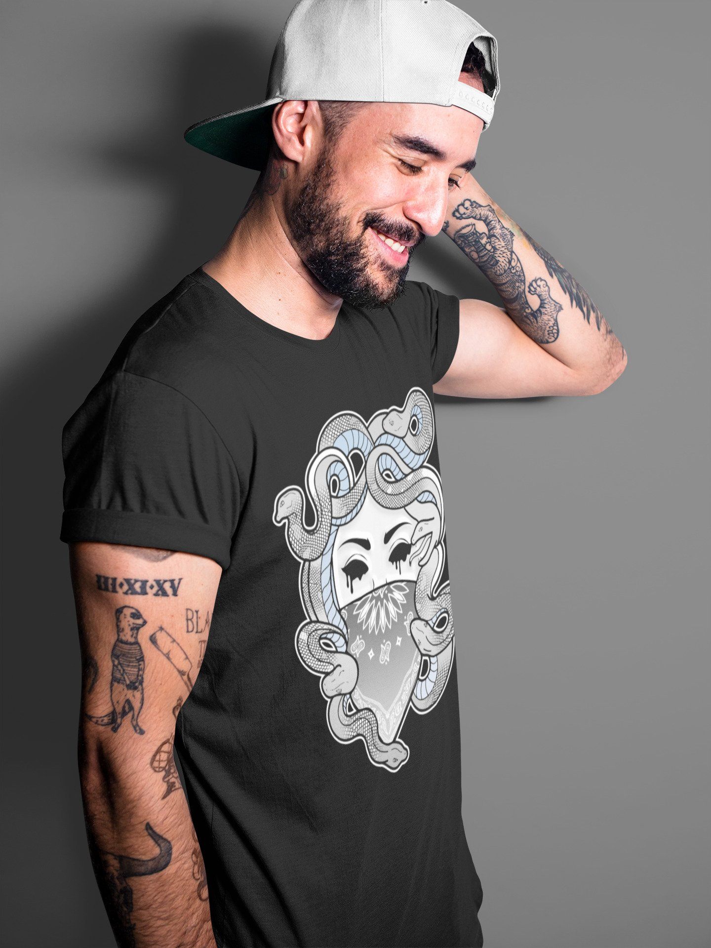 Medusa Unisex Tops - Air Jordan 11 Cool Grey