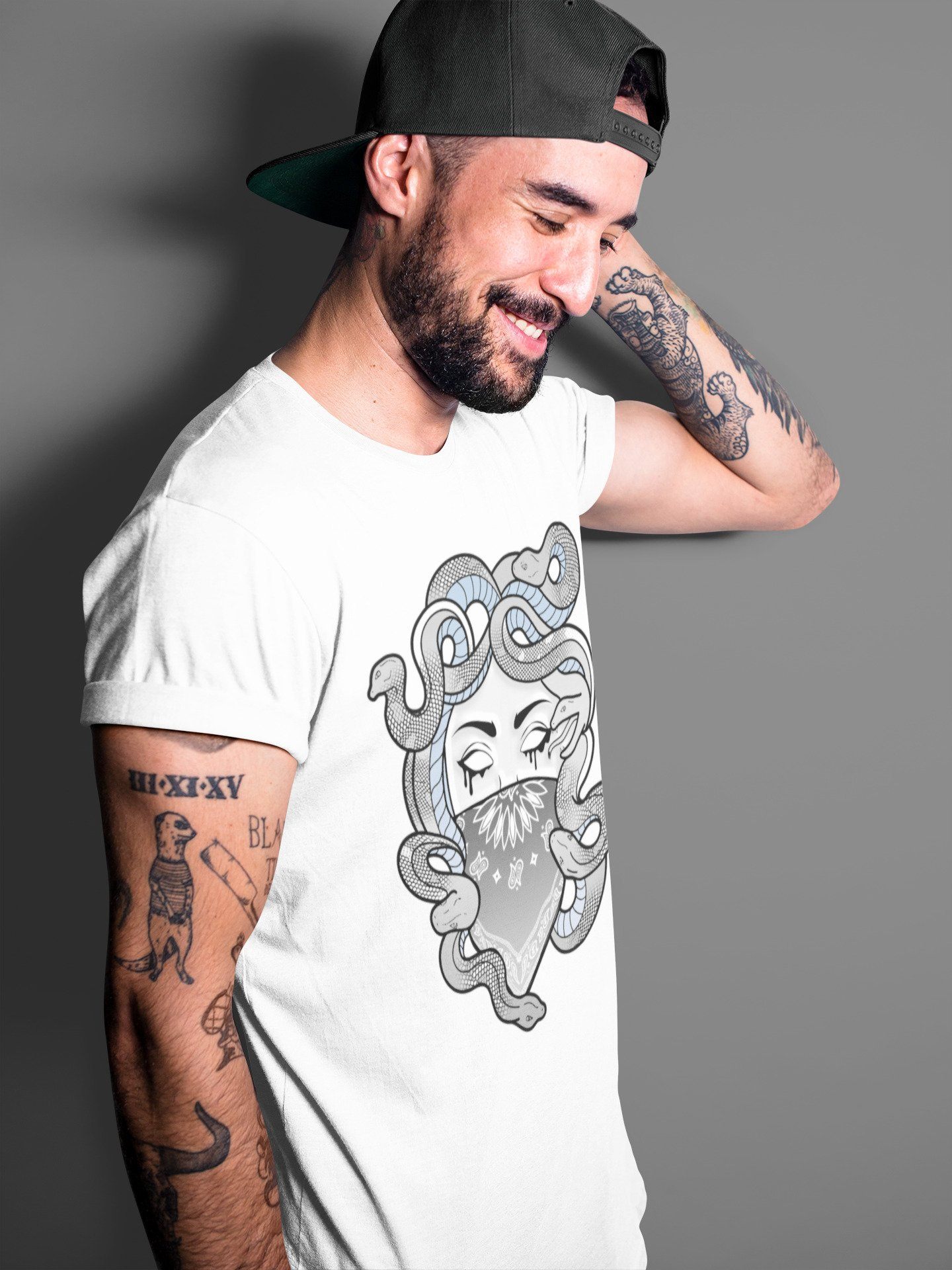 Medusa Unisex Tops - Air Jordan 11 Cool Grey