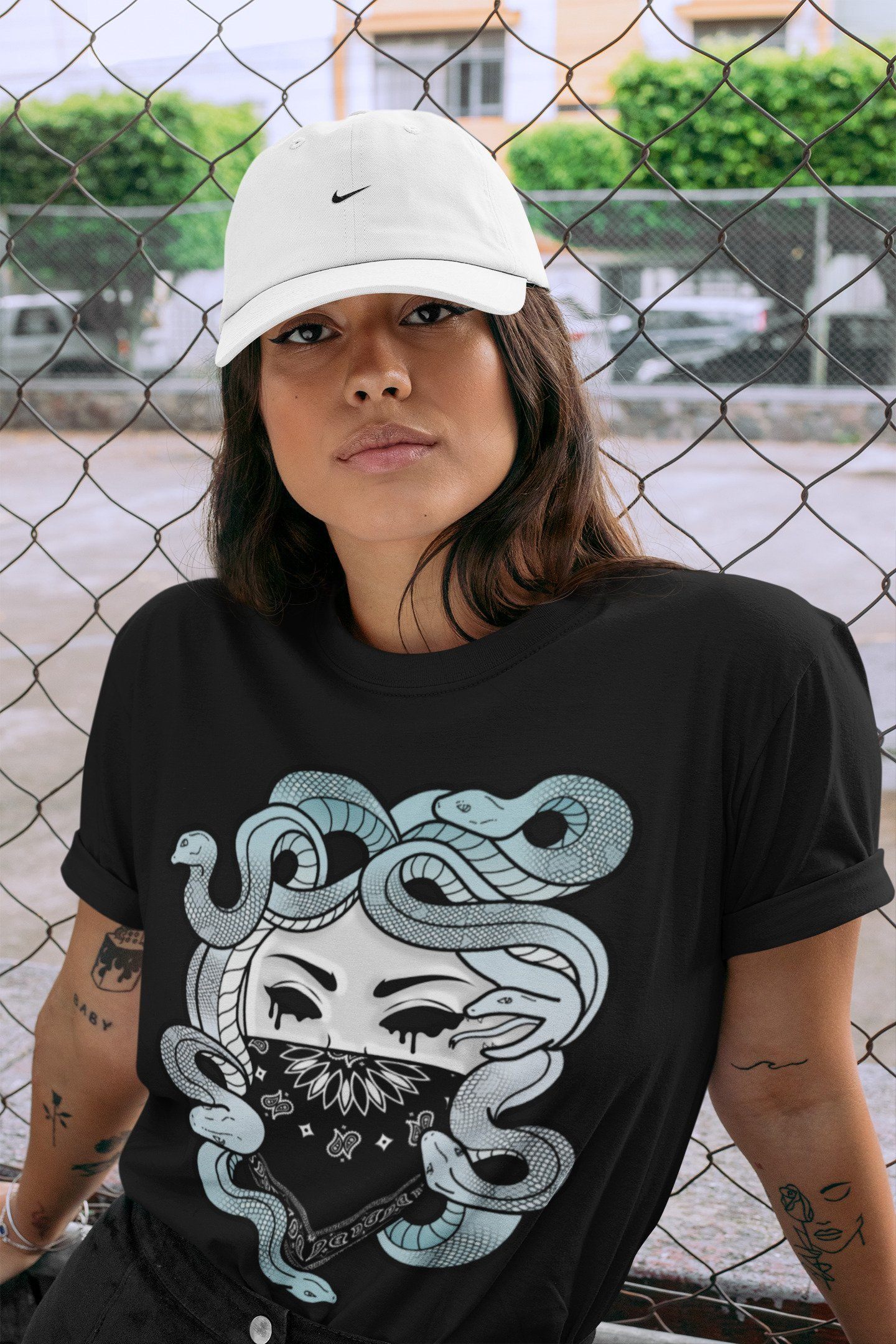 Medusa Unisex Tops - Air Jordan 11 Legend Blue