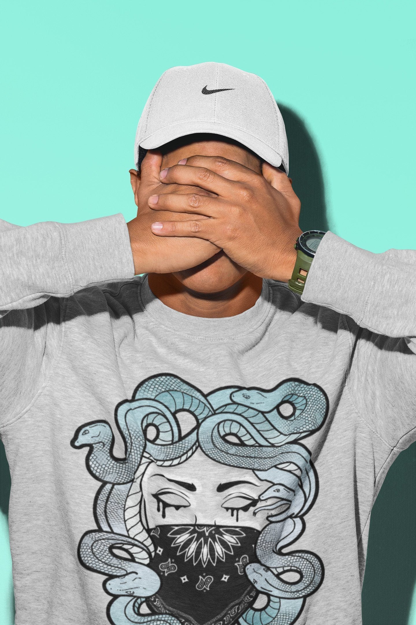 Medusa Unisex Tops - Air Jordan 11 Legend Blue