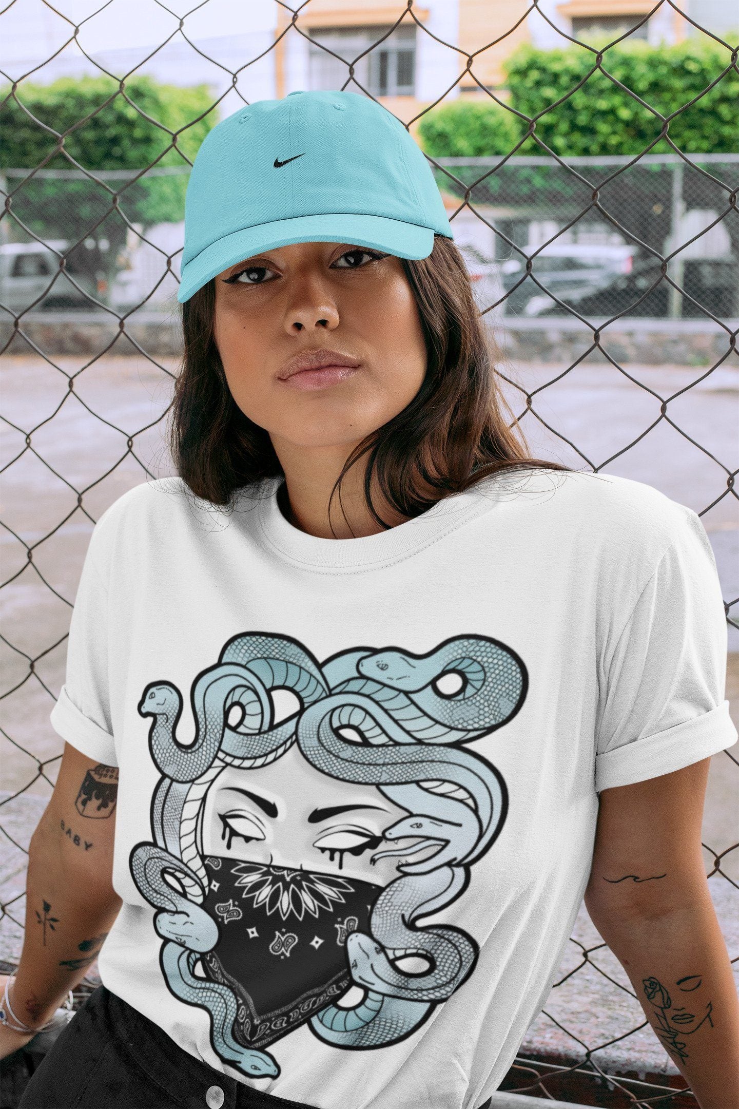Medusa Unisex Tops - Air Jordan 11 Legend Blue