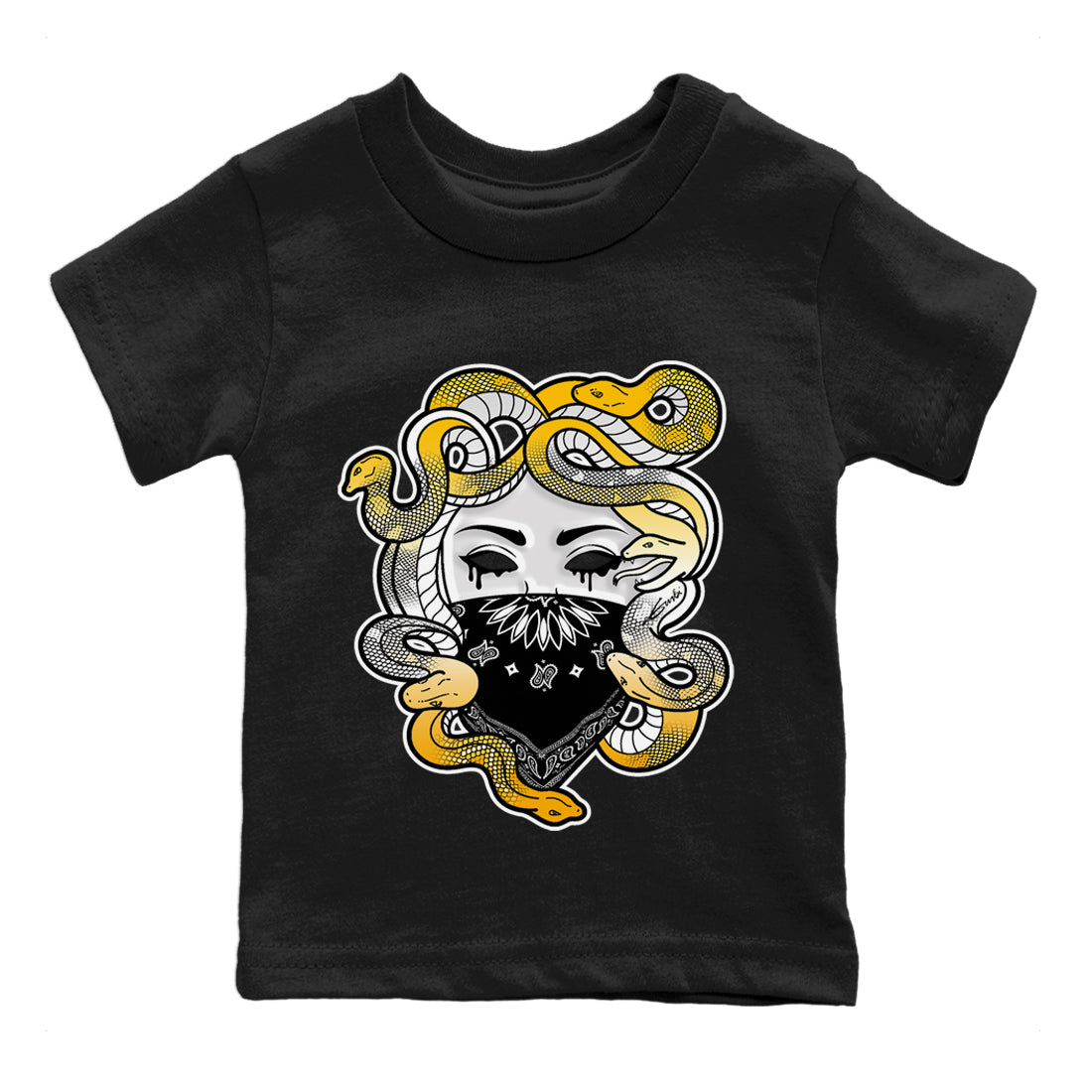 Medusa Kids Tops - Air Jordan 11 Yellow Python