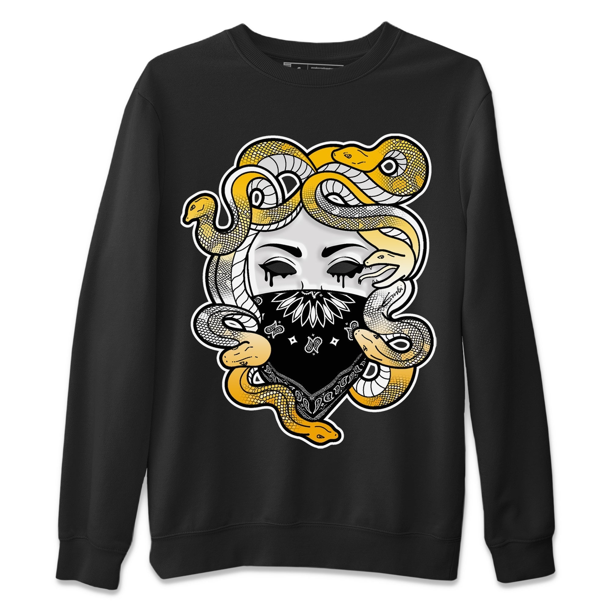 Medusa Unisex Tops - Air Jordan 11 Yellow Python