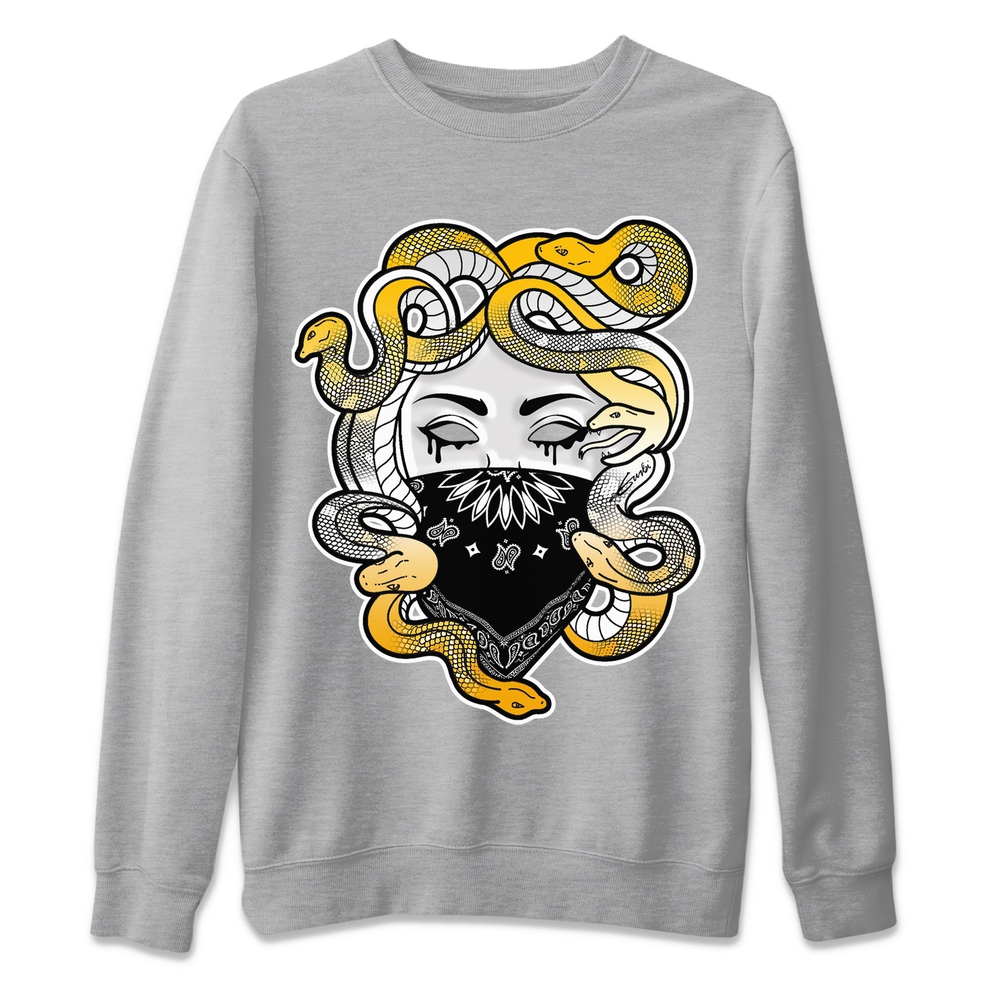 Medusa Unisex Tops - Air Jordan 11 Yellow Python