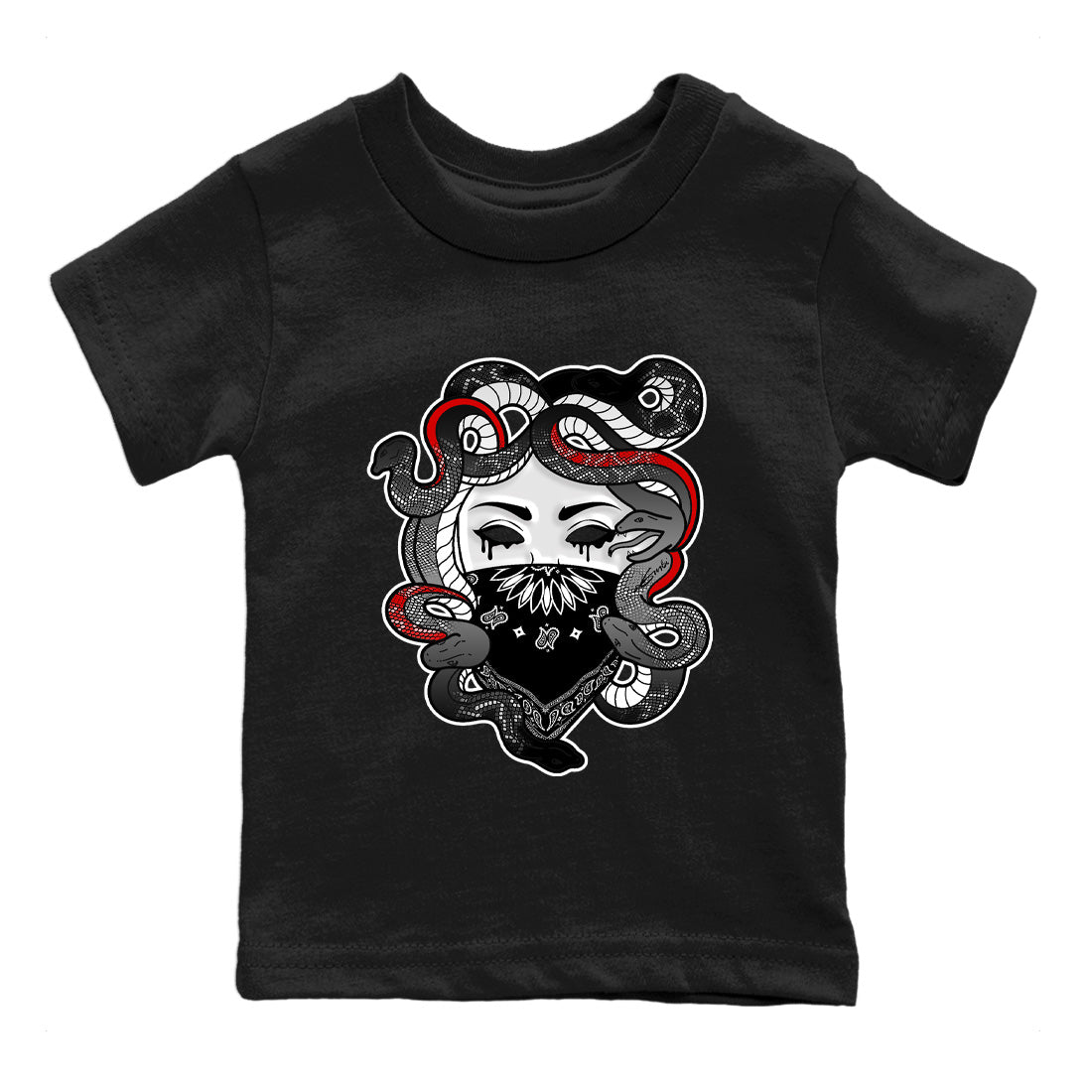 Medusa Kids Tops - Air Jordan 13 Black Flint