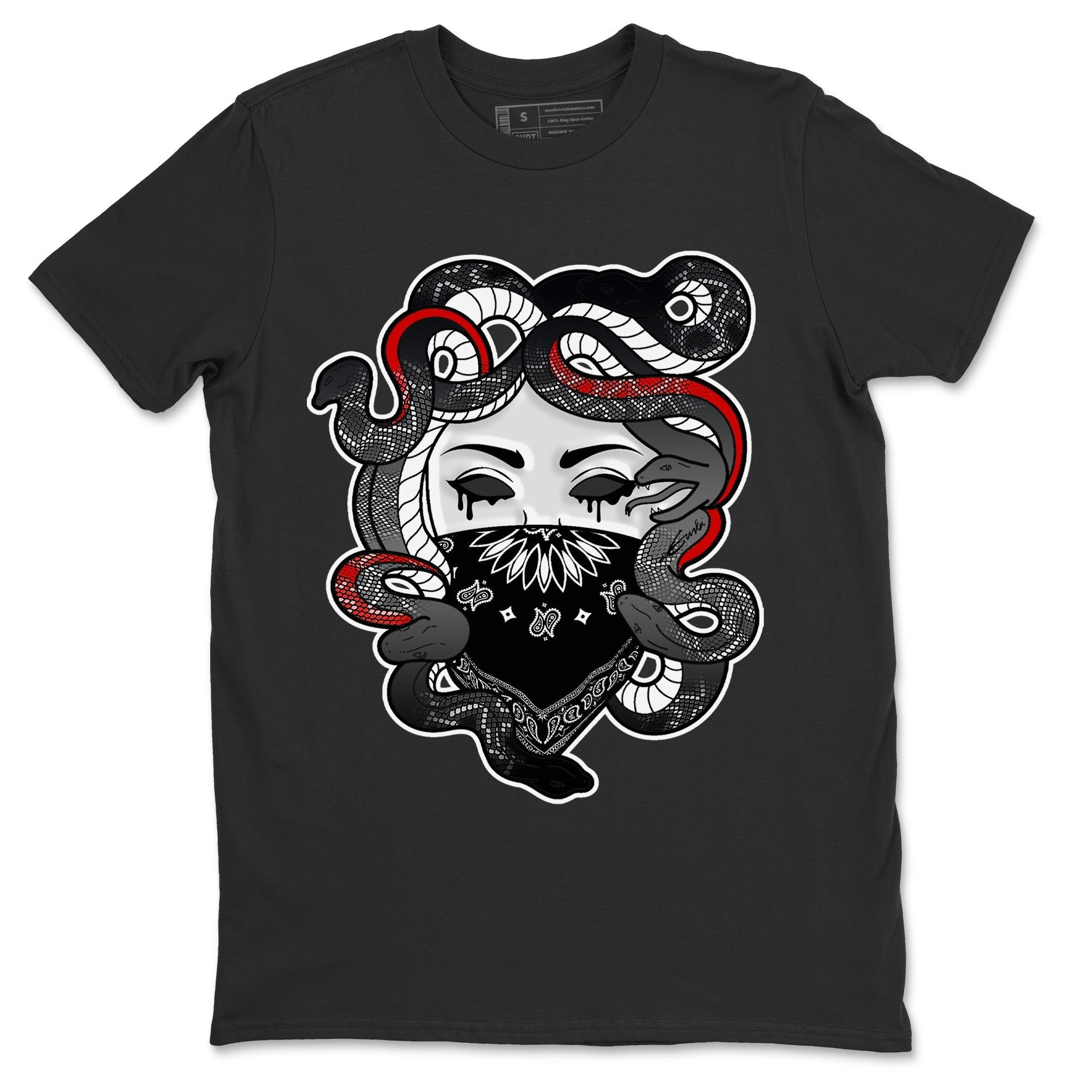Medusa Unisex Tops - Air Jordan 13 Black Flint