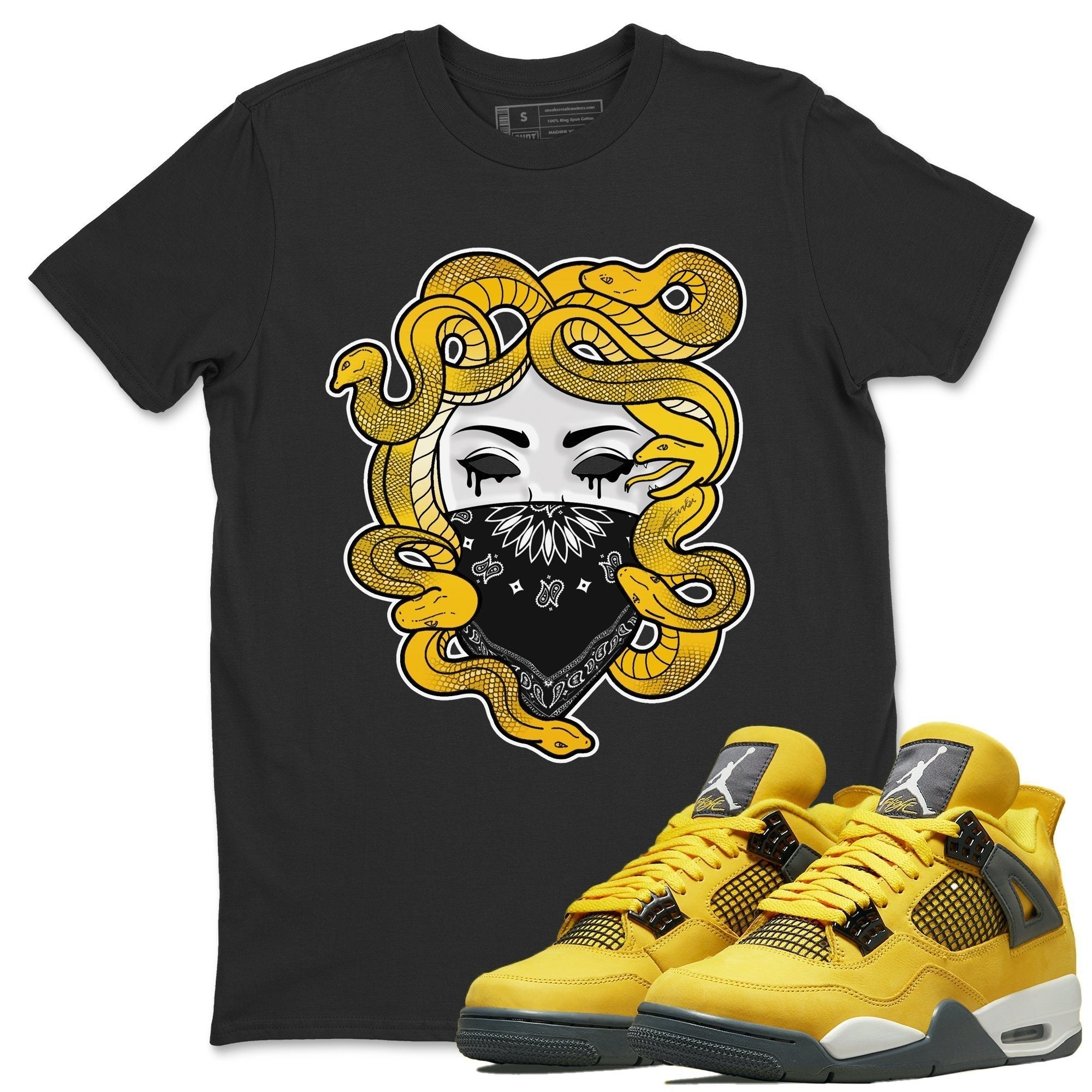 Medusa Unisex Tops - Air Jordan 4 Lightning