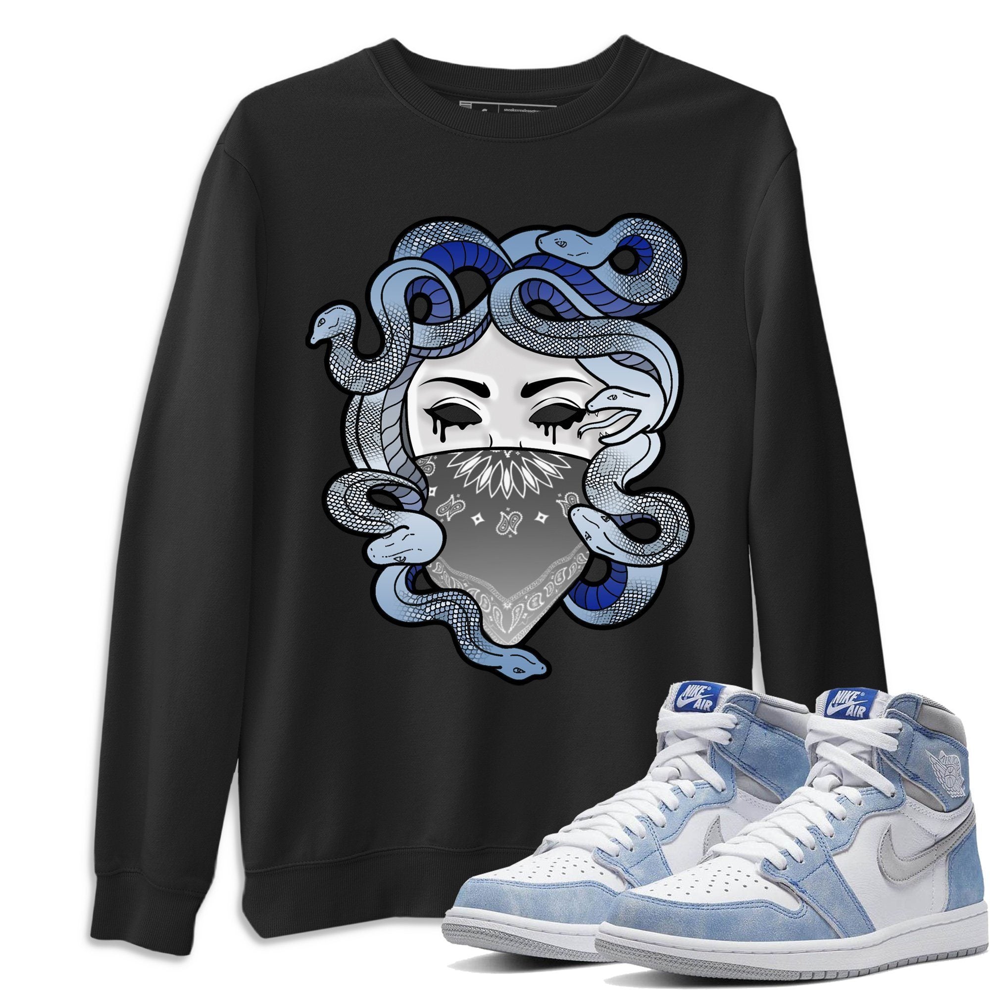 Medusa Unisex Adult Tops - Air Jordan 1 Hyper Royal