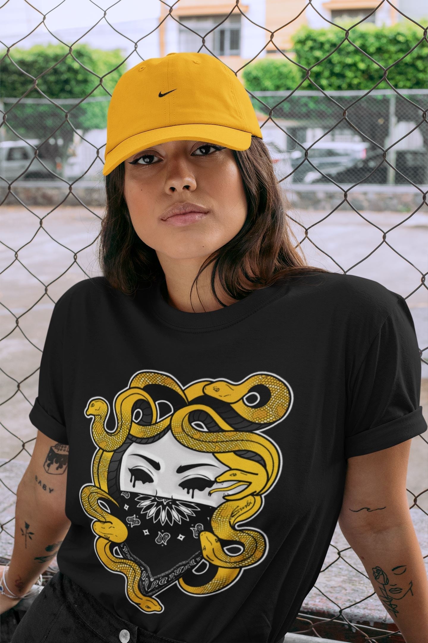Medusa Unisex Tops - Dunk Championship Goldenrod