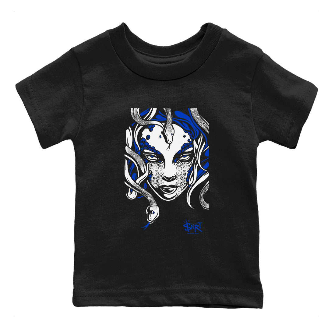 Medusa Head snkmatch Tees Kids - Air Jordan 12 Blueberry