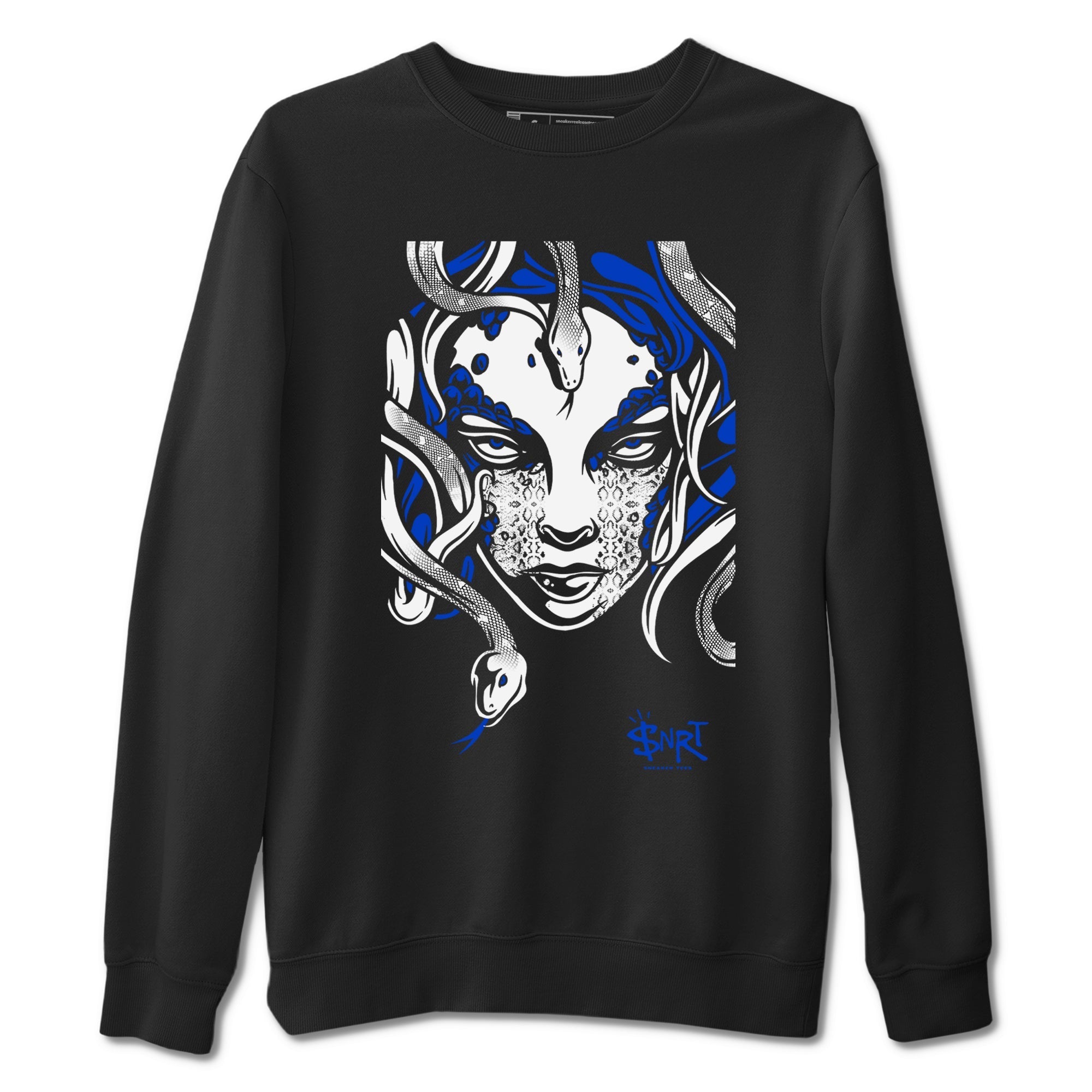 Medusa Head snkmatch Tees - Air Jordan 12 Blueberry