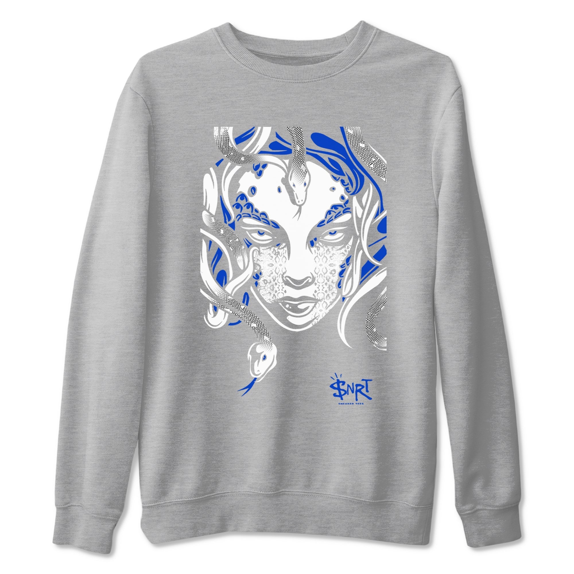 Medusa Head snkmatch Tees - Air Jordan 12 Blueberry