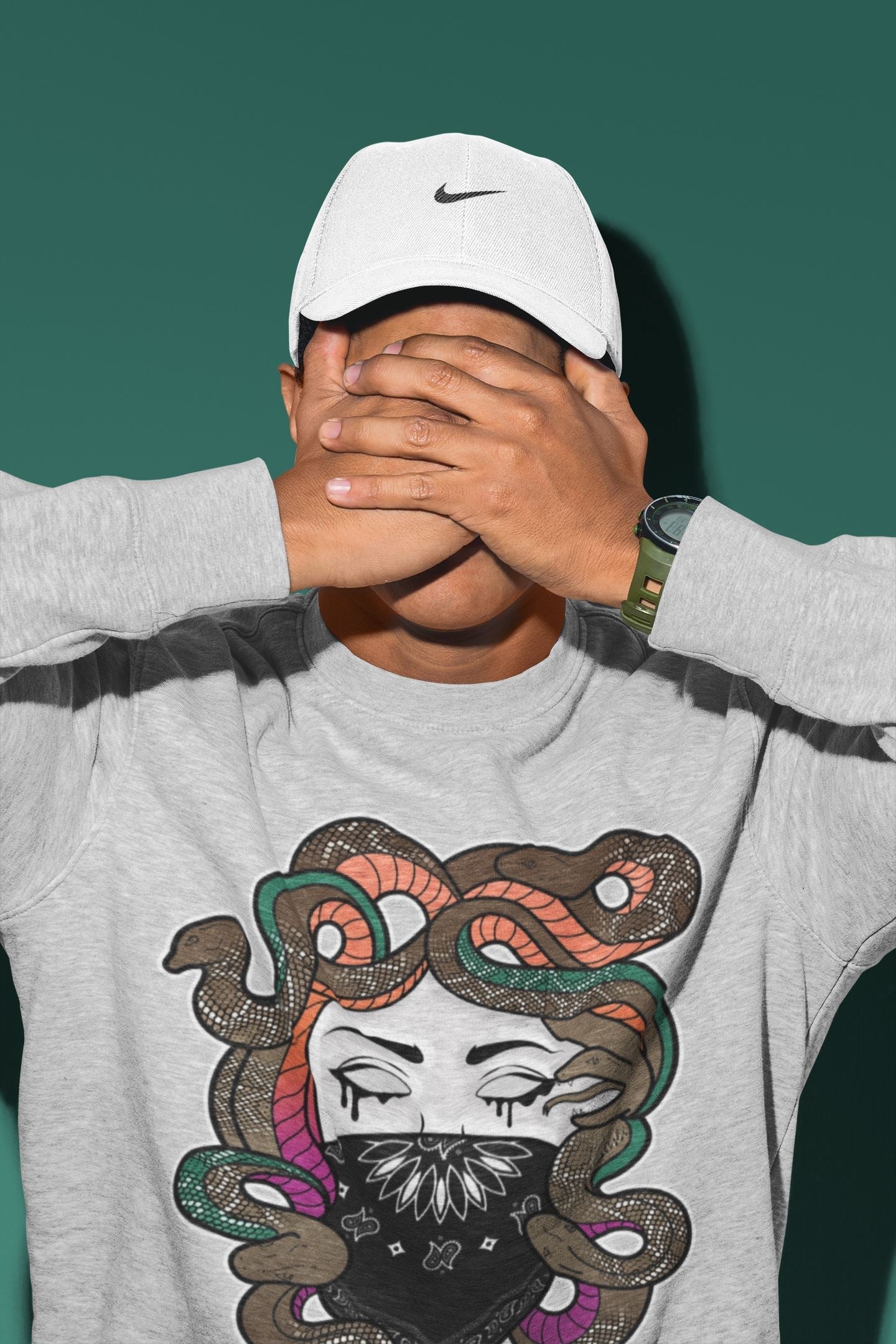 Medusa Unisex Tops - Air Jordan 1 Hand Crafted