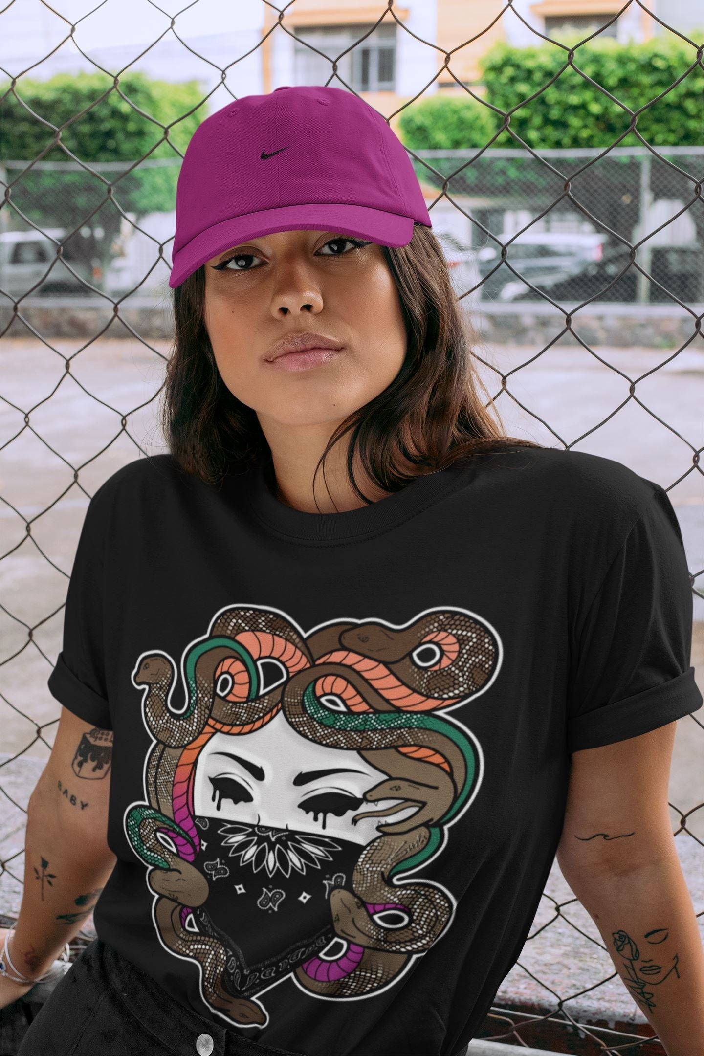 Medusa Unisex Tops - Air Jordan 1 Hand Crafted
