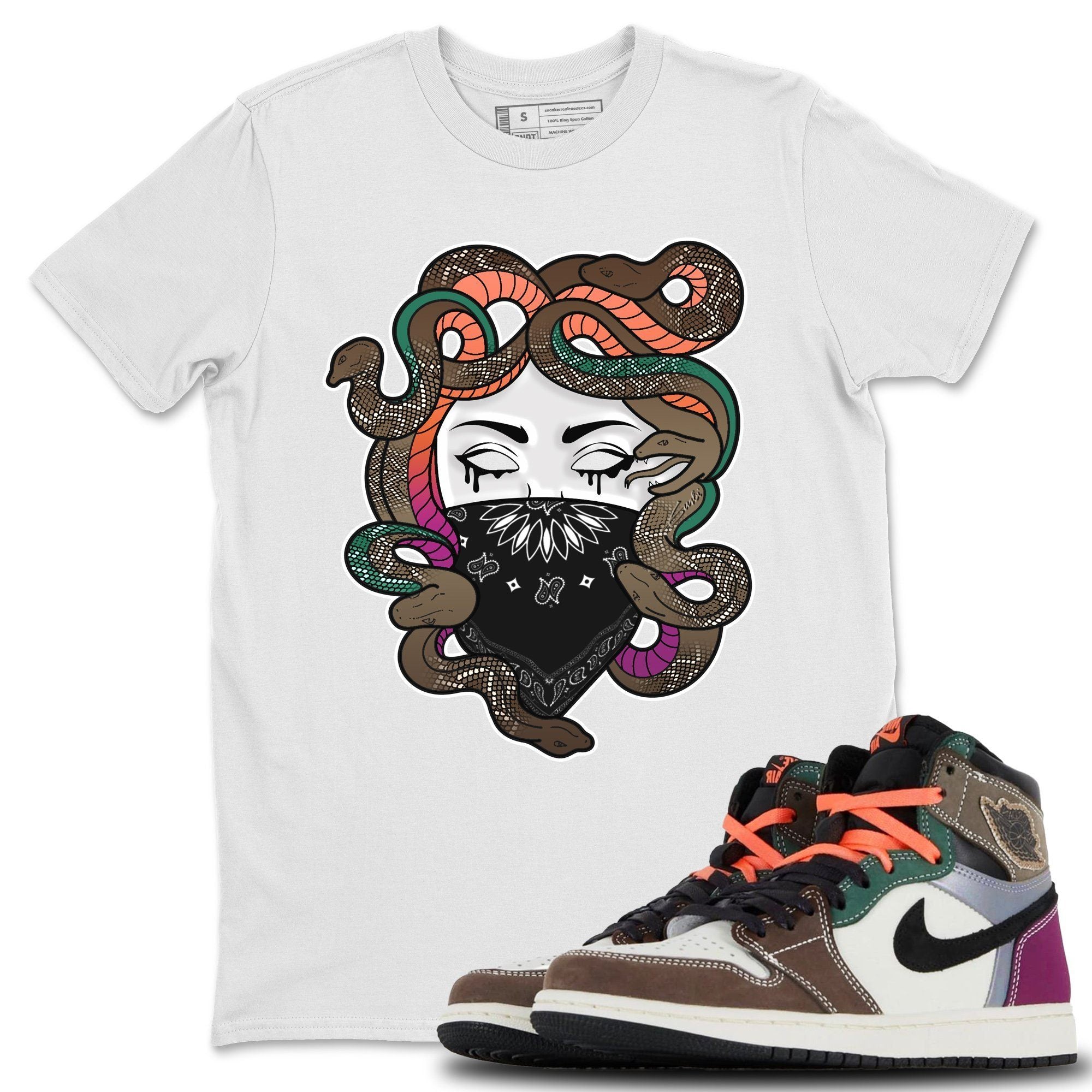Medusa Unisex Tops - Air Jordan 1 Hand Crafted