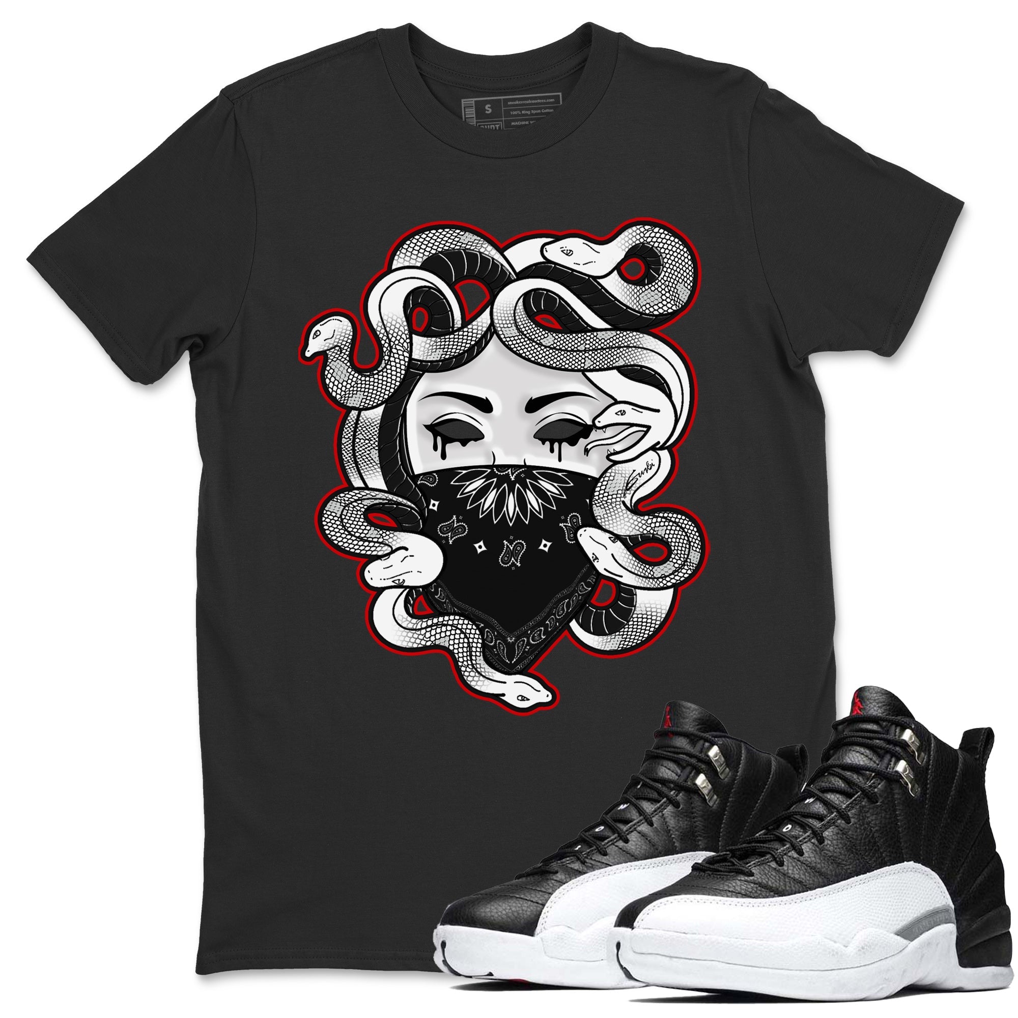 Medusa Unisex Tops - Air Jordan 12 Playoffs