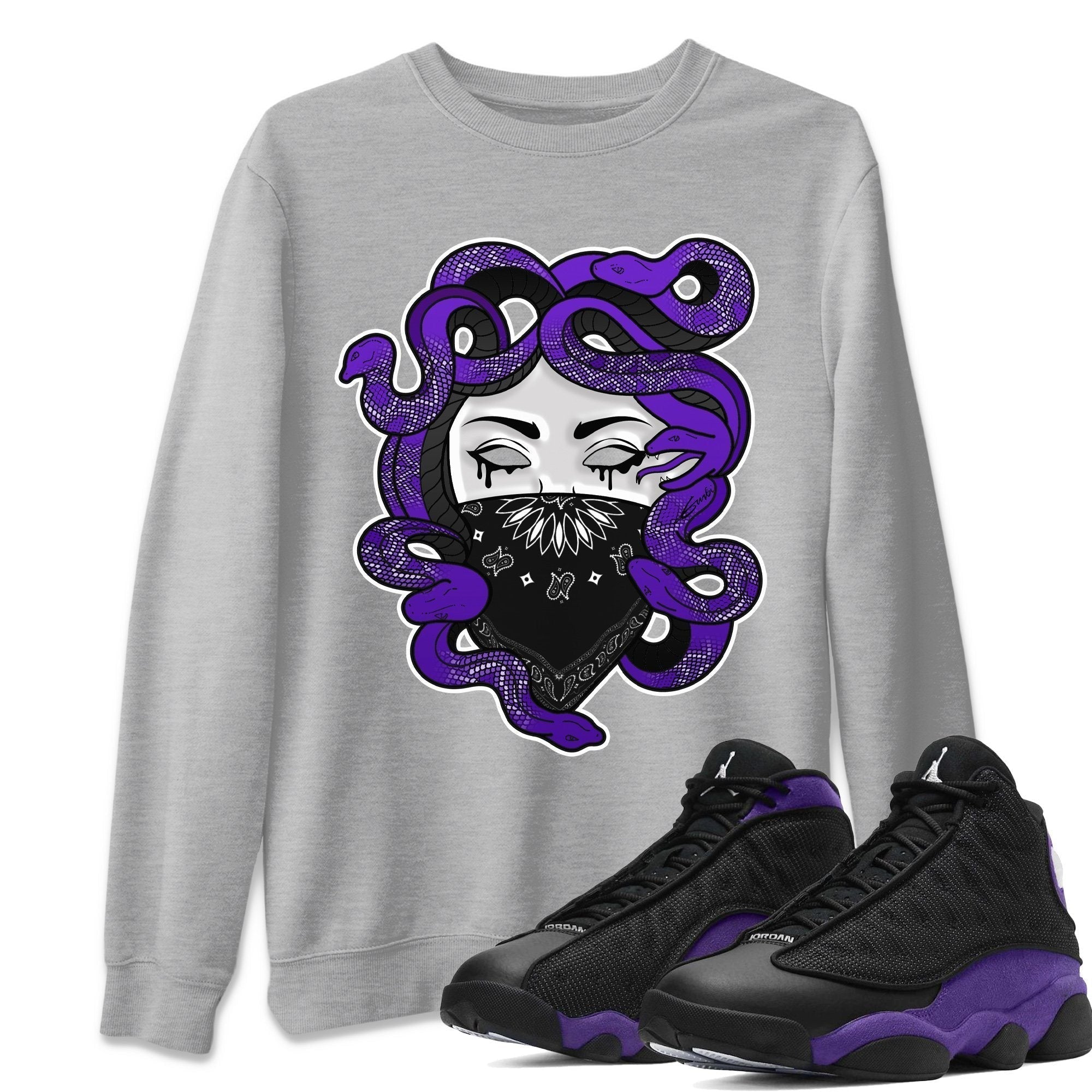 Medusa Unisex Tops - Air Jordan 13 Court Purple