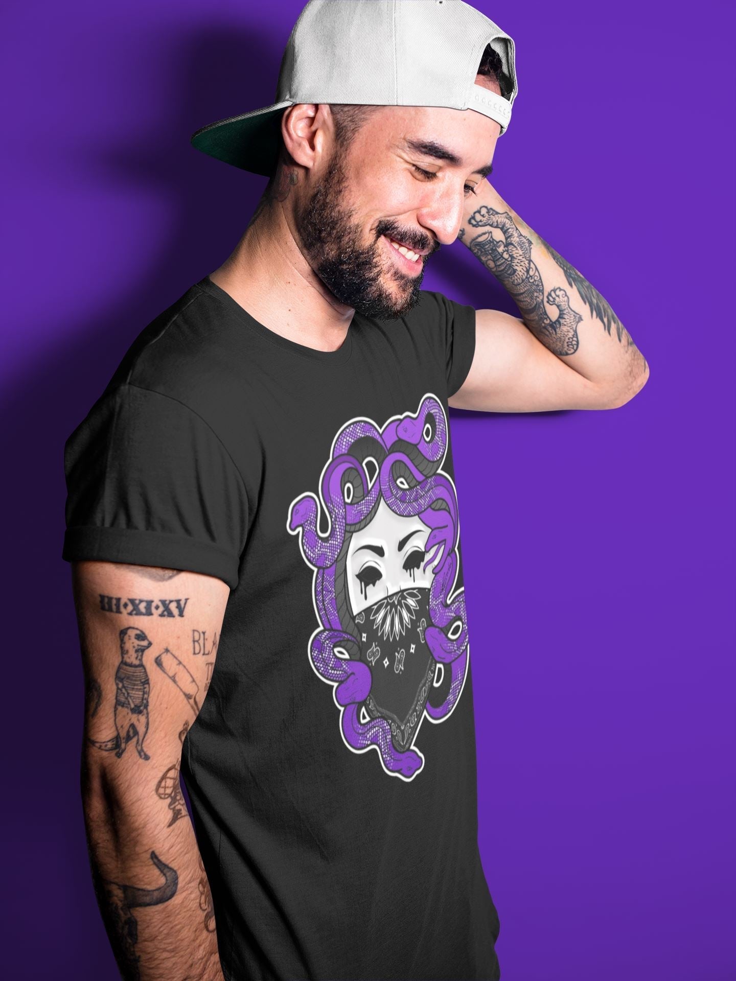 Medusa Unisex Tops - Air Jordan 13 Court Purple