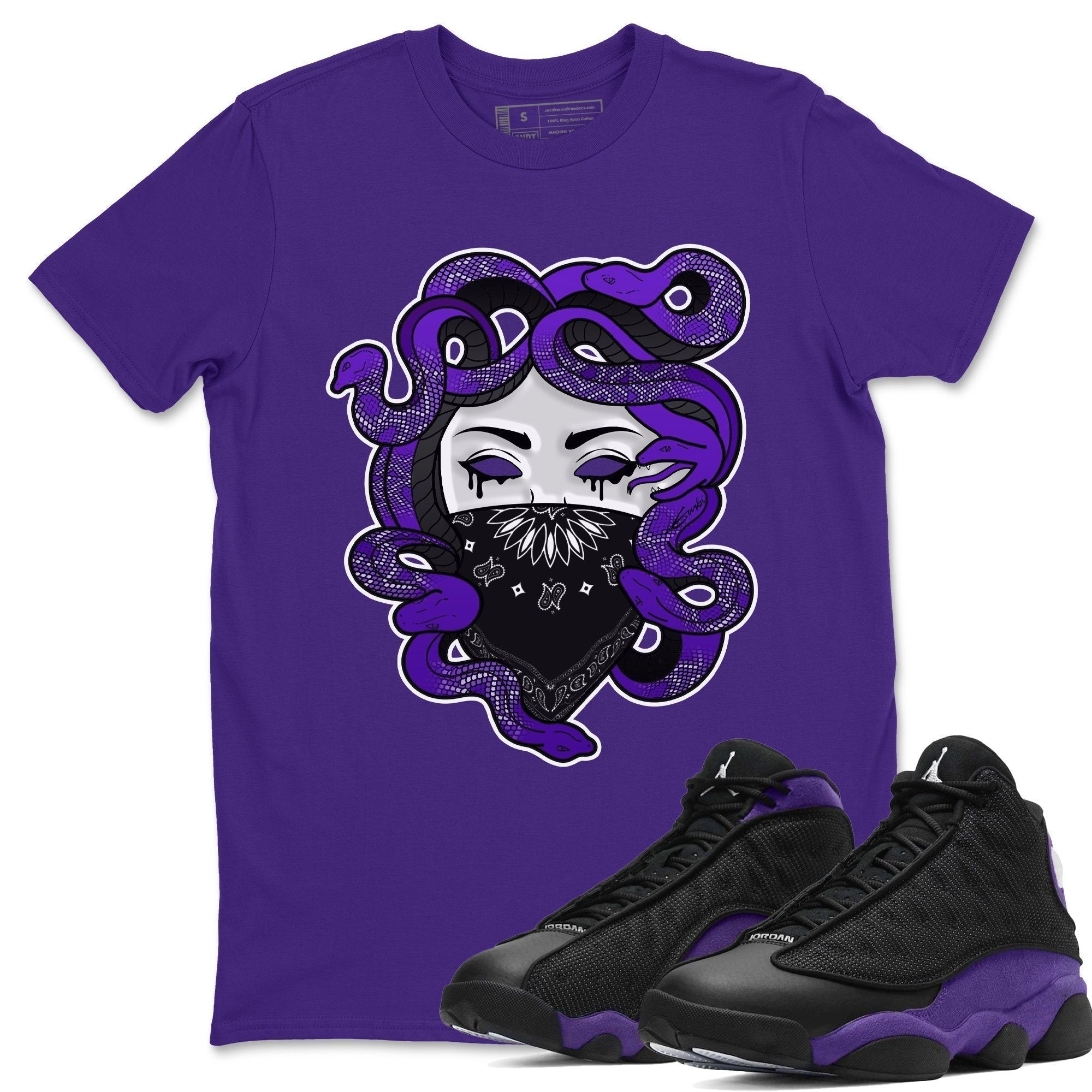 Medusa Unisex Tops - Air Jordan 13 Court Purple