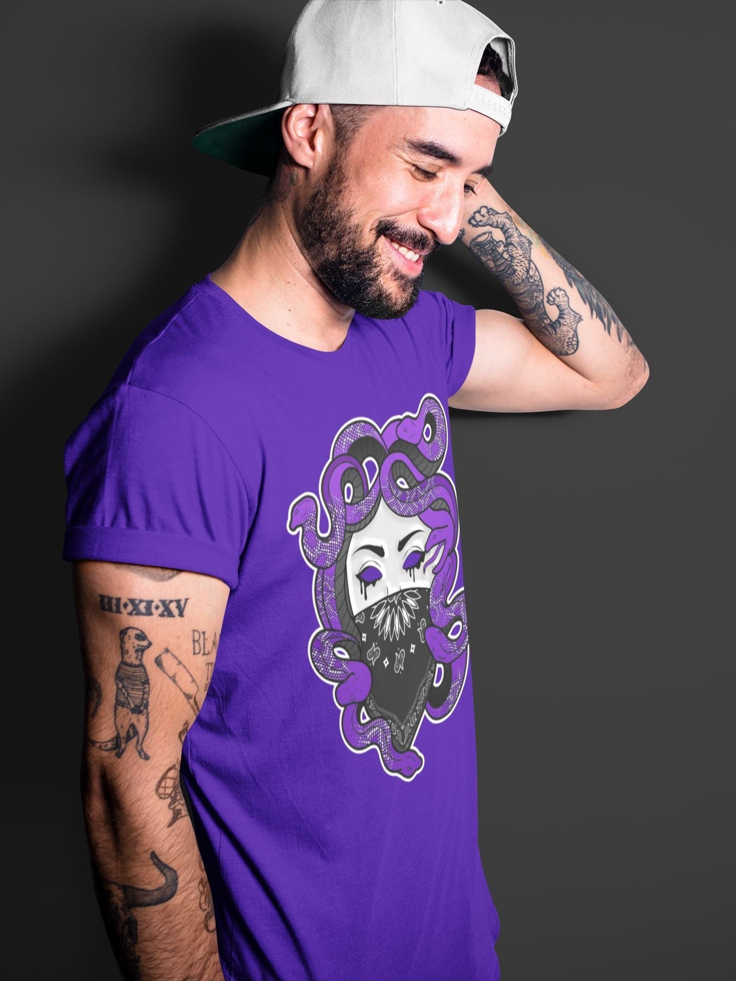 Medusa Unisex Tops - Air Jordan 13 Court Purple