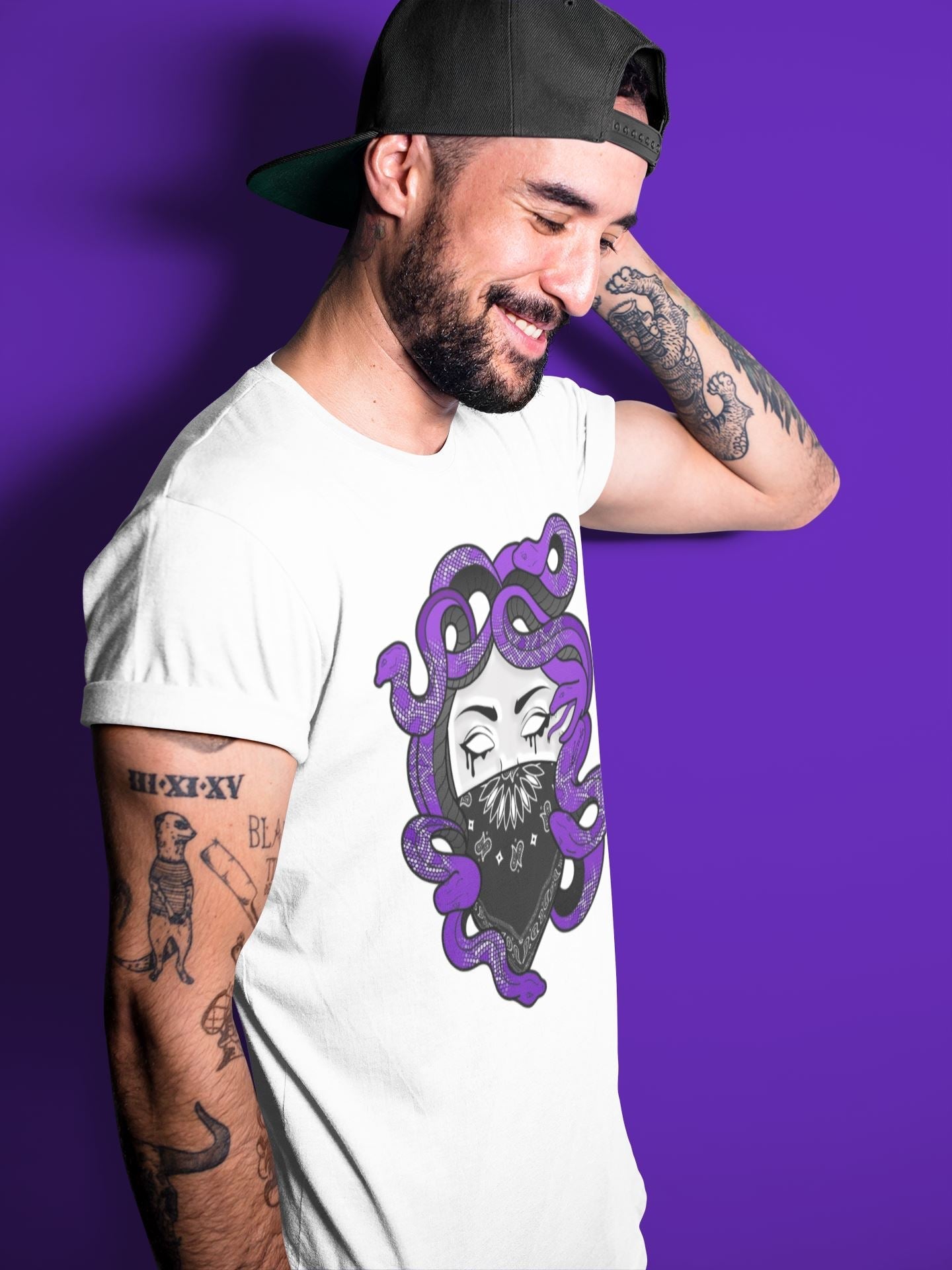 Medusa Unisex Tops - Air Jordan 13 Court Purple