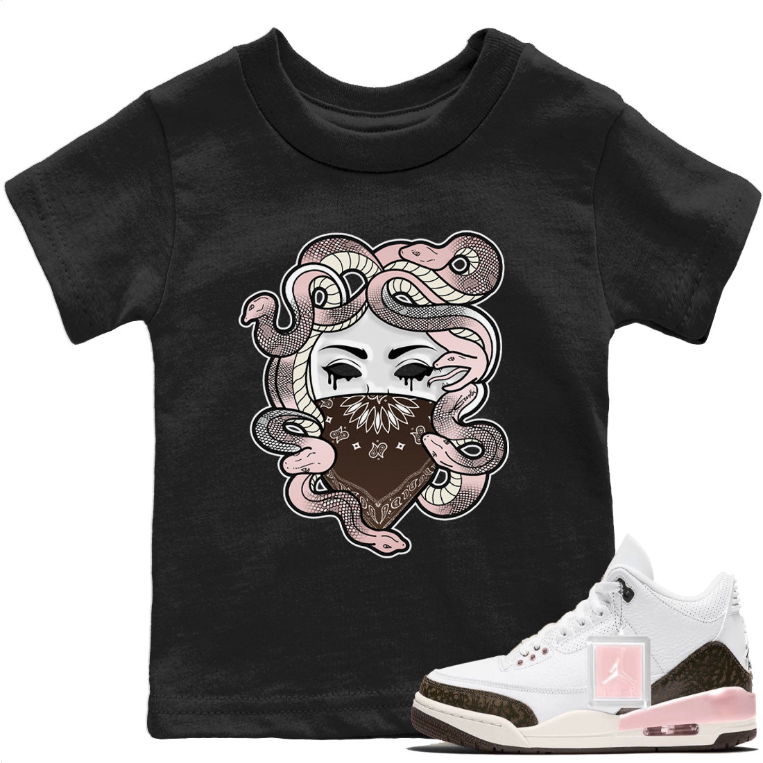 Medusa Kids Tops - Air Jordan 3 Atmosphere