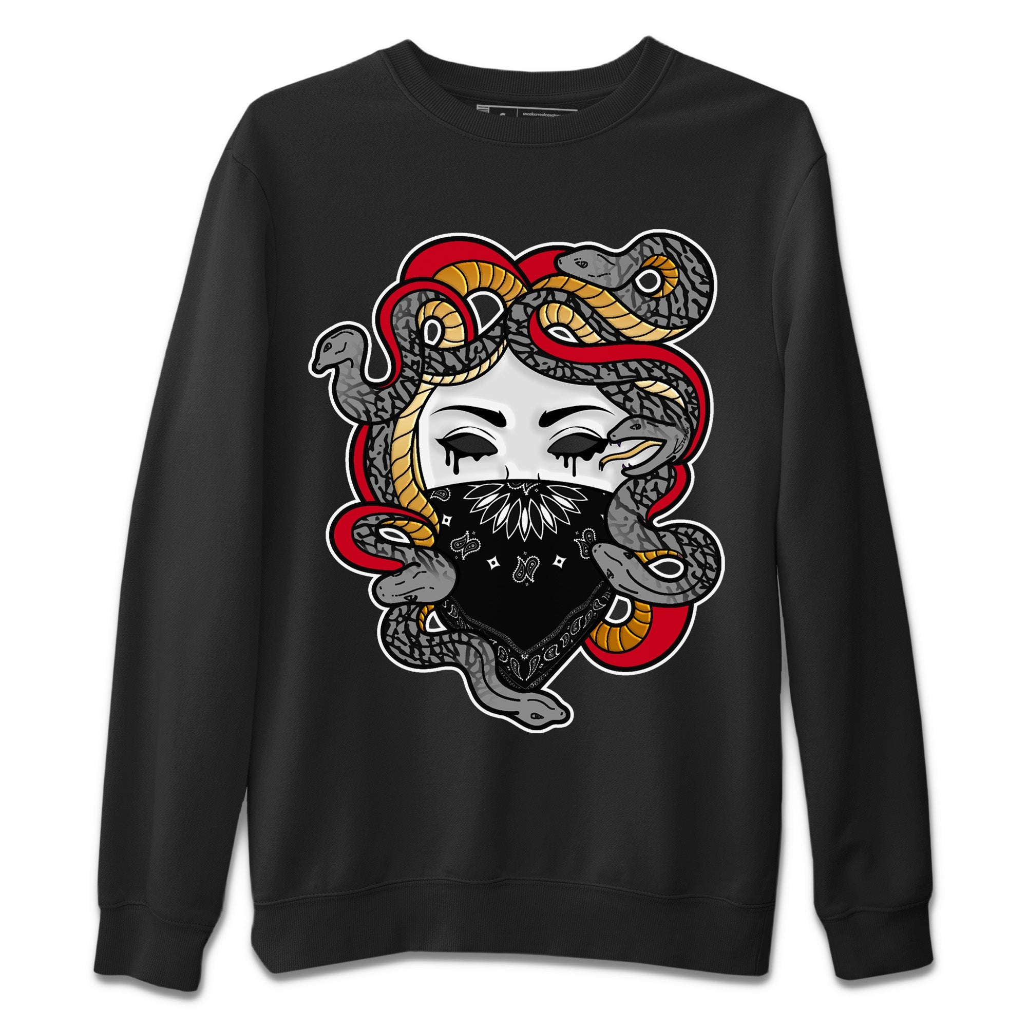 Medusa Unisex Tops - Air Jordan 3 Black Gold