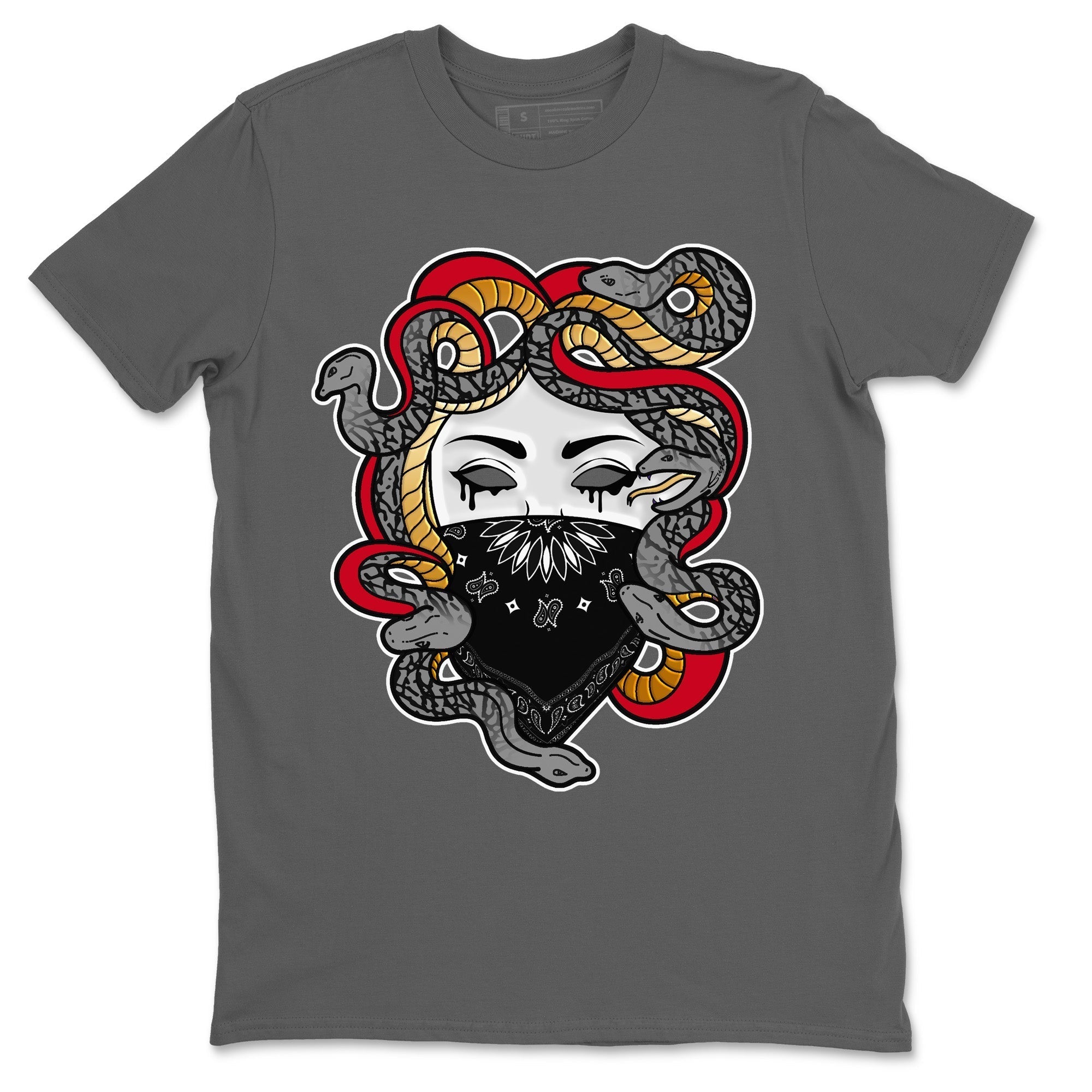 Medusa Unisex Tops - Air Jordan 3 Black Gold