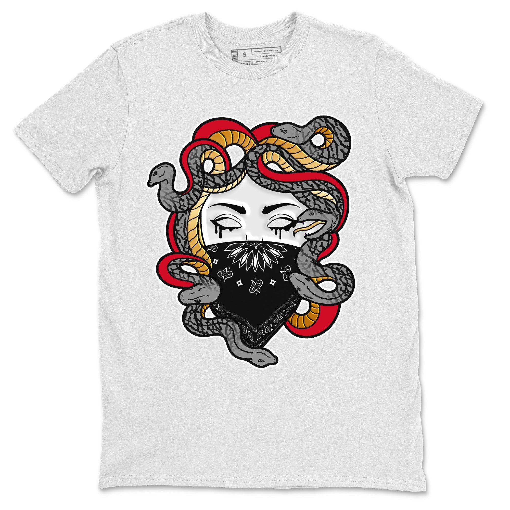 Medusa Unisex Tops - Air Jordan 3 Black Gold