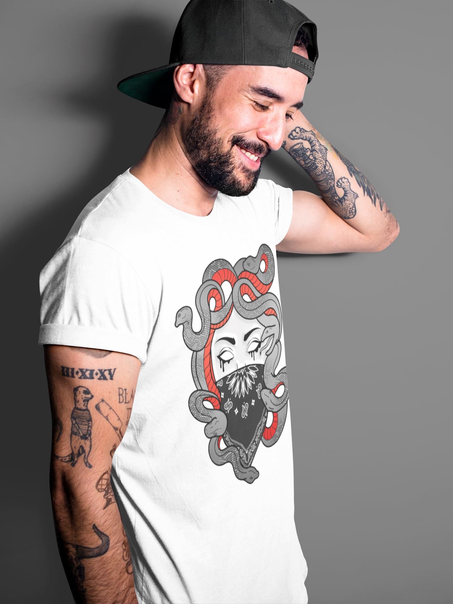 Medusa Unisex Tops - Air Jordan 4 Infrared