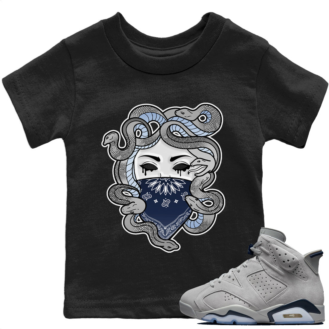 Medusa Kids Tops - Air Jordan 6 Georgetown
