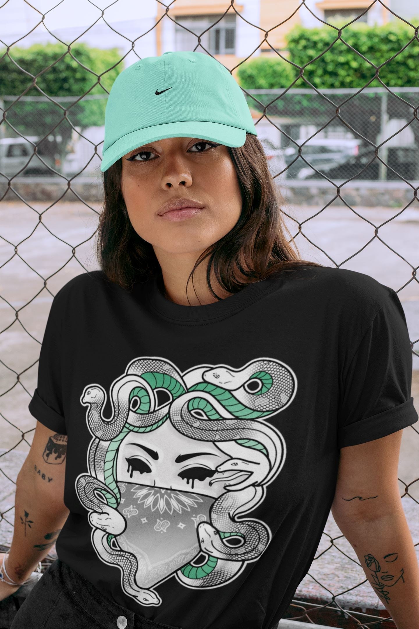 Medusa Unisex Tops - Air Jordan 6 Mint Foam