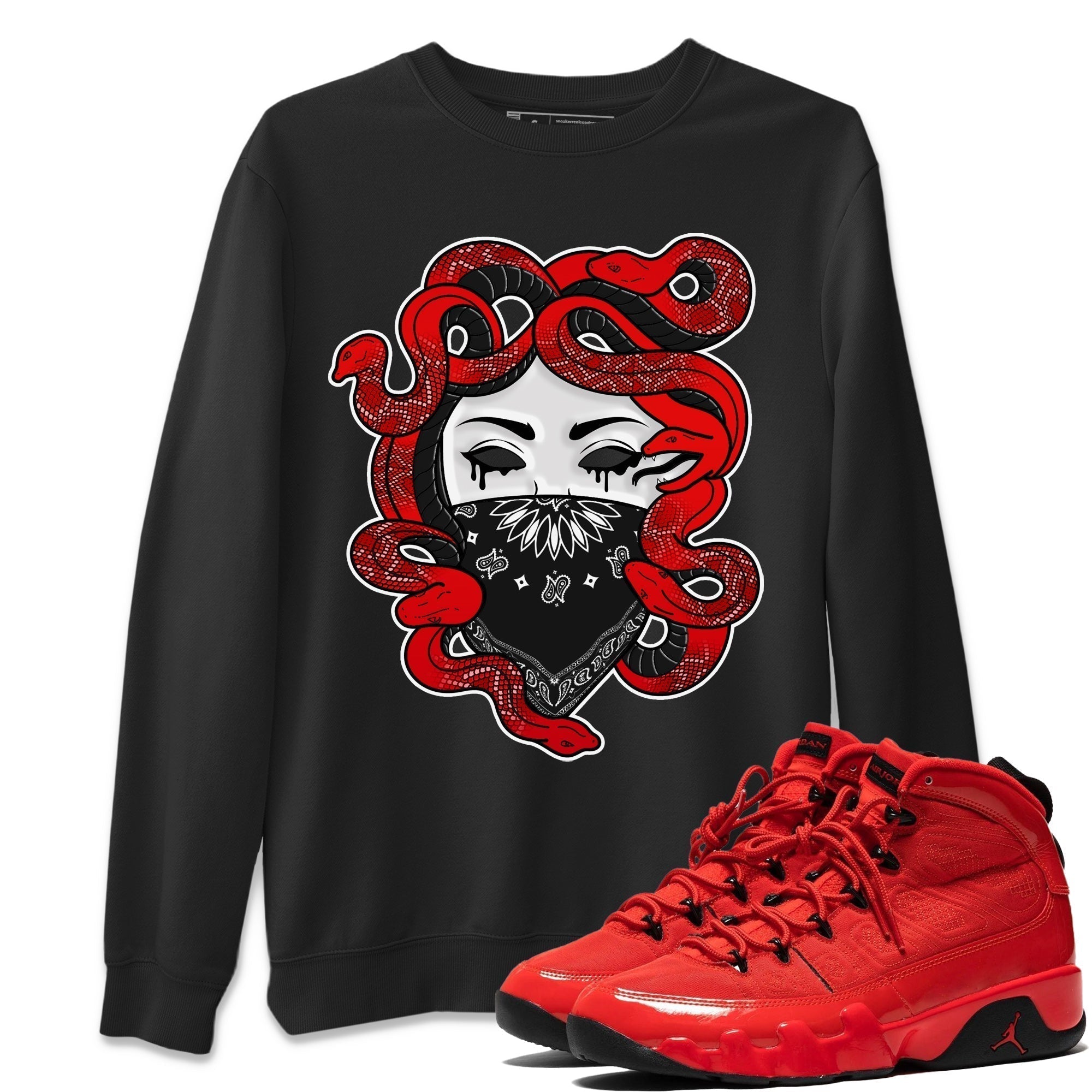 Medusa Unisex Tops - Air Jordan 9 Chile Red