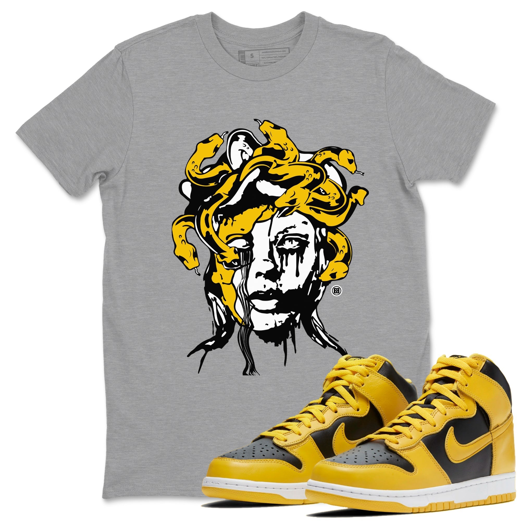 Medusa Statue snkmatch Tees - Dunk High Pollen