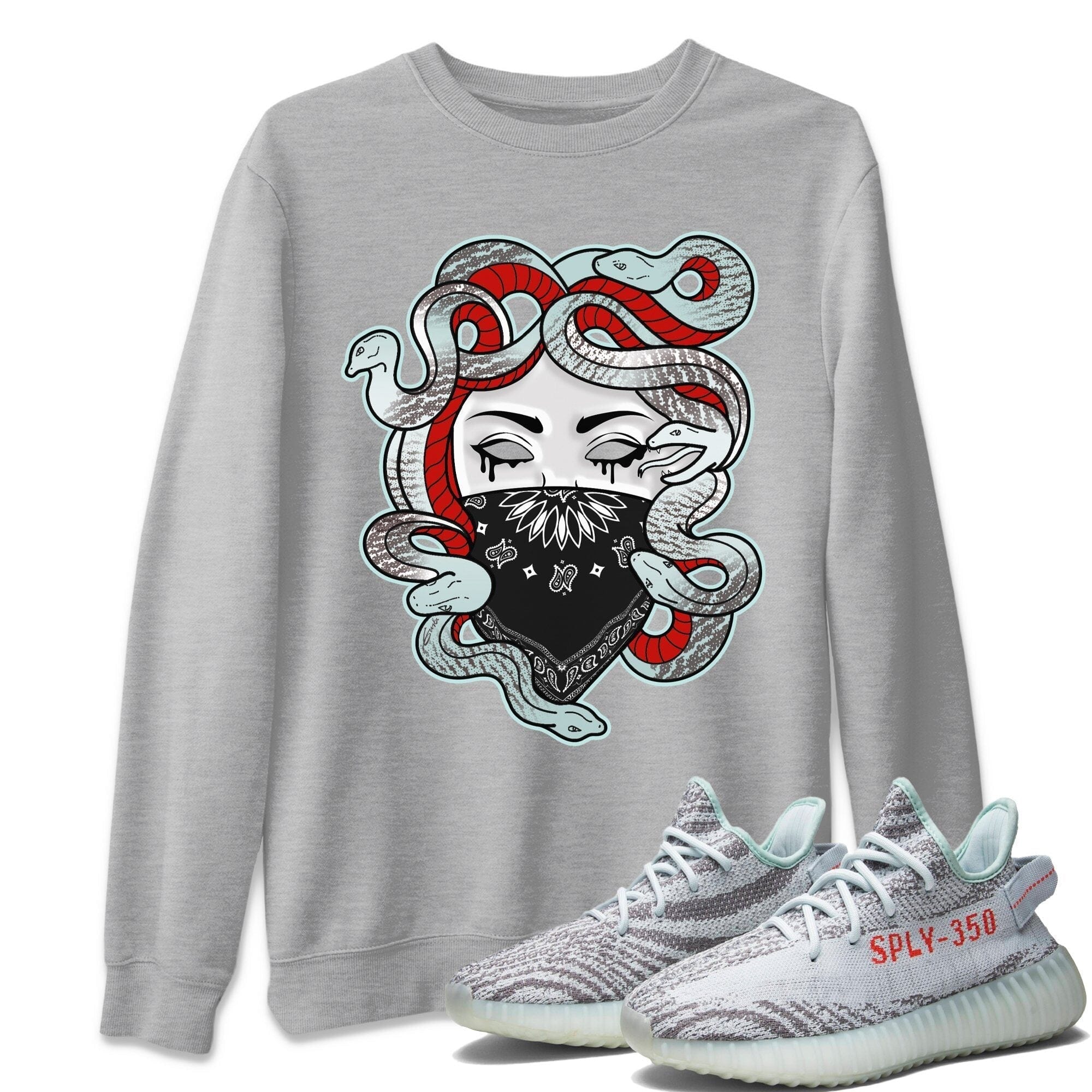 Medusa Unisex Tops - Yeezy 350 Blue Tint