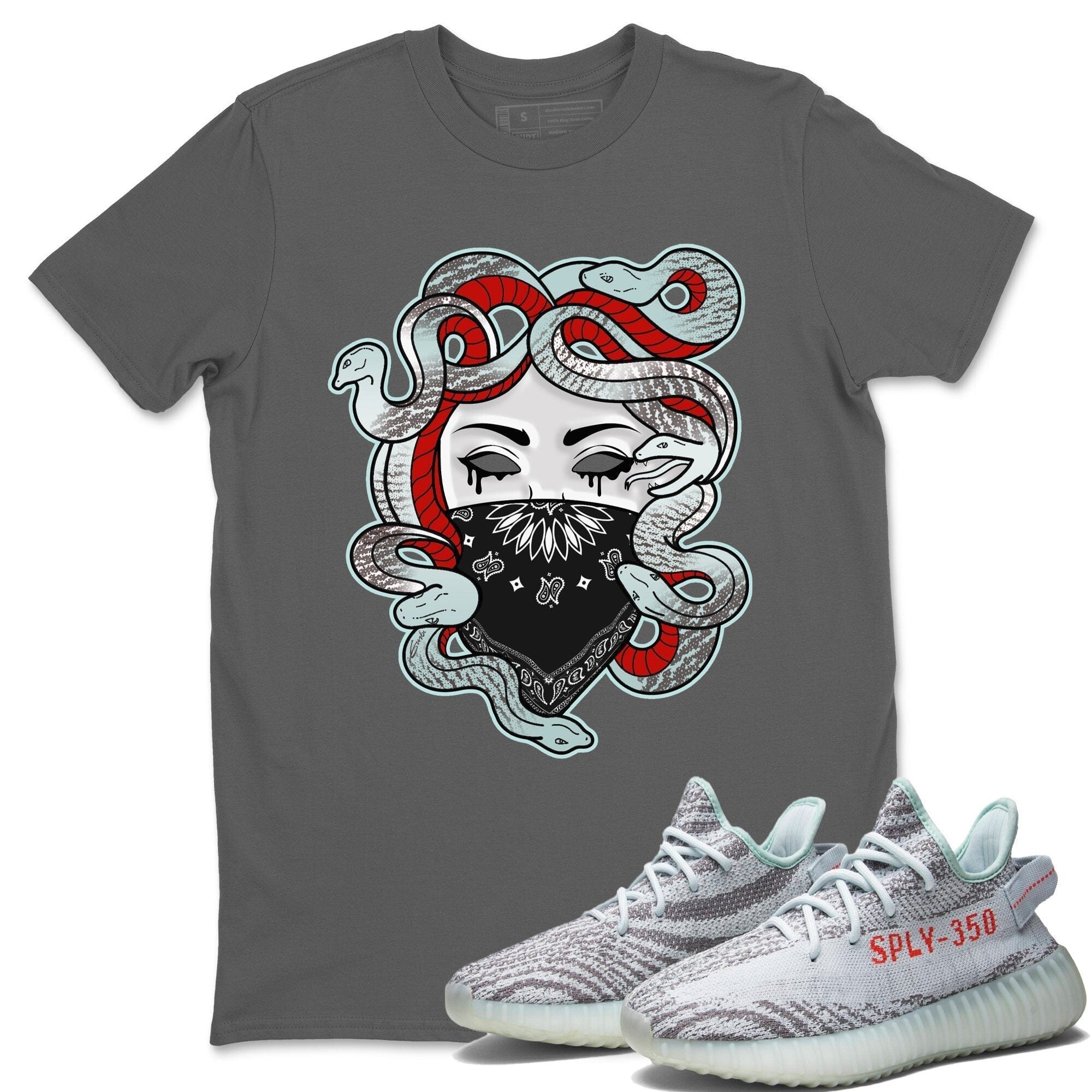 Medusa Unisex Tops - Yeezy 350 Blue Tint