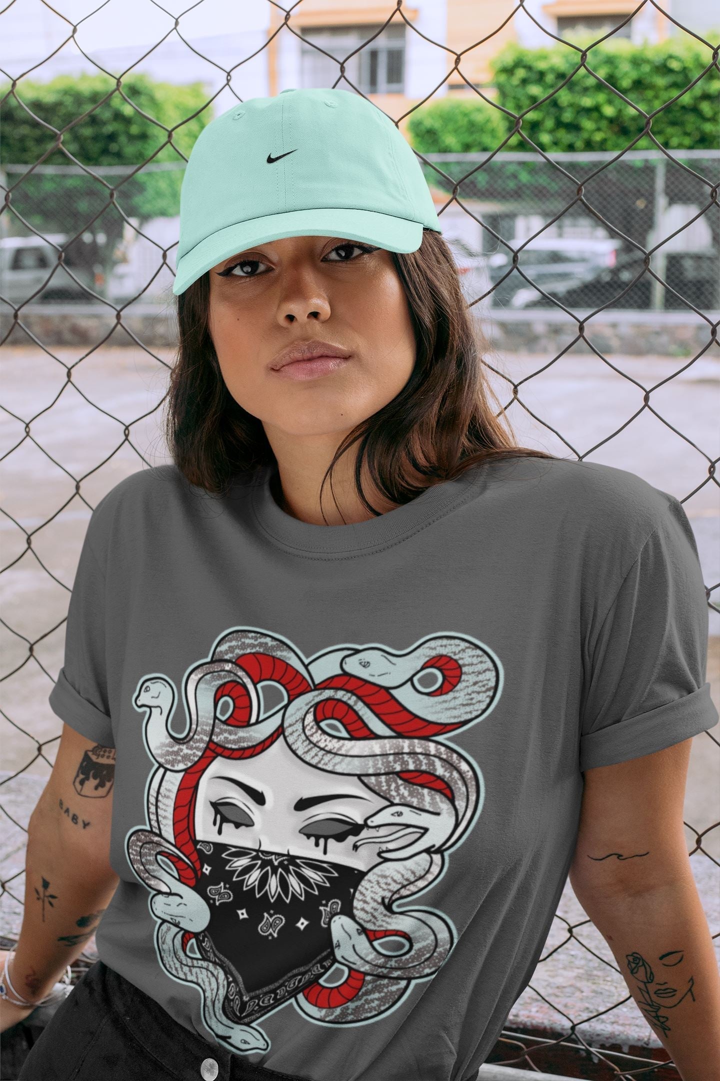 Medusa Unisex Tops - Yeezy 350 Blue Tint