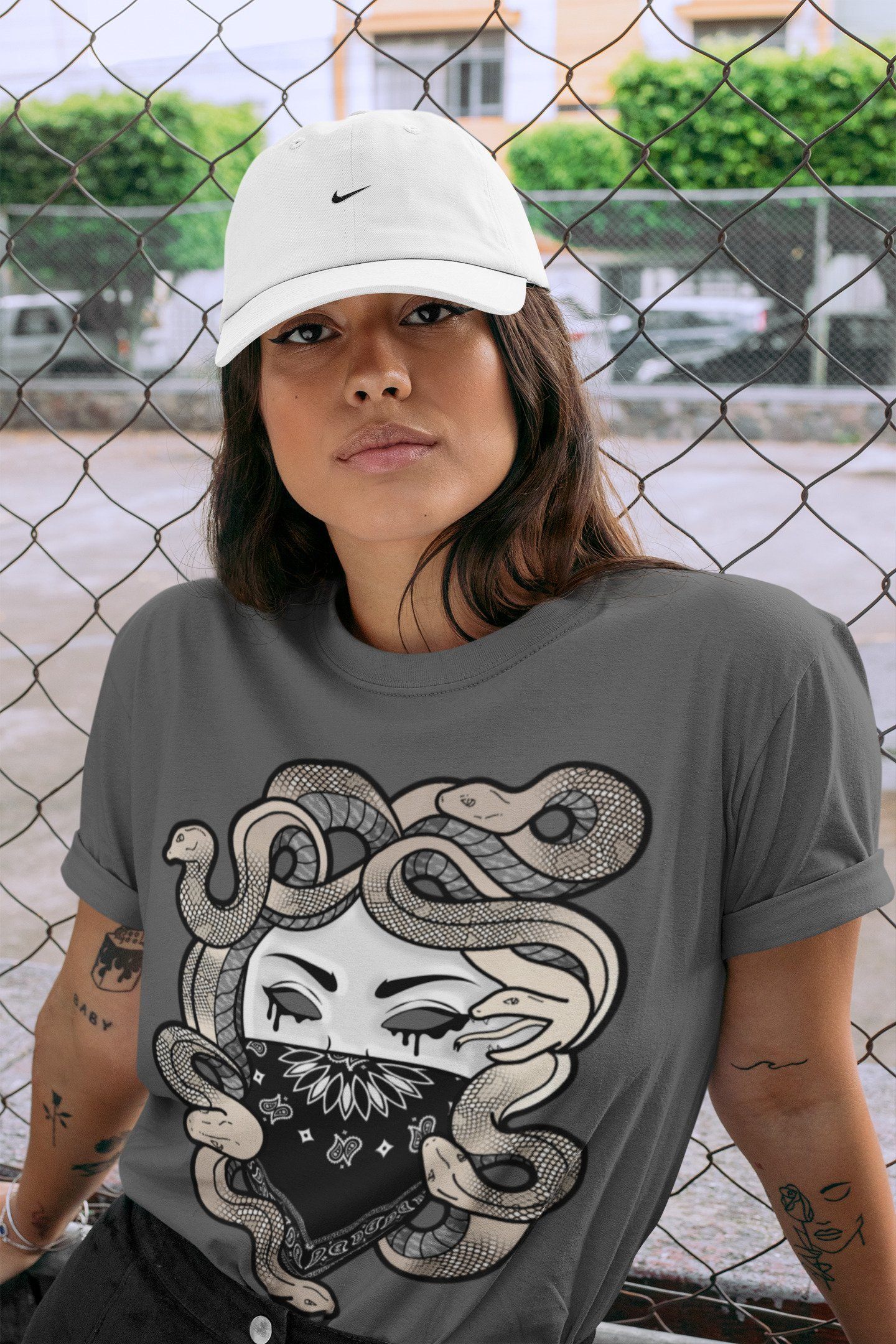 Medusa Unisex Tops - Yeezy 350 Ash Pearl