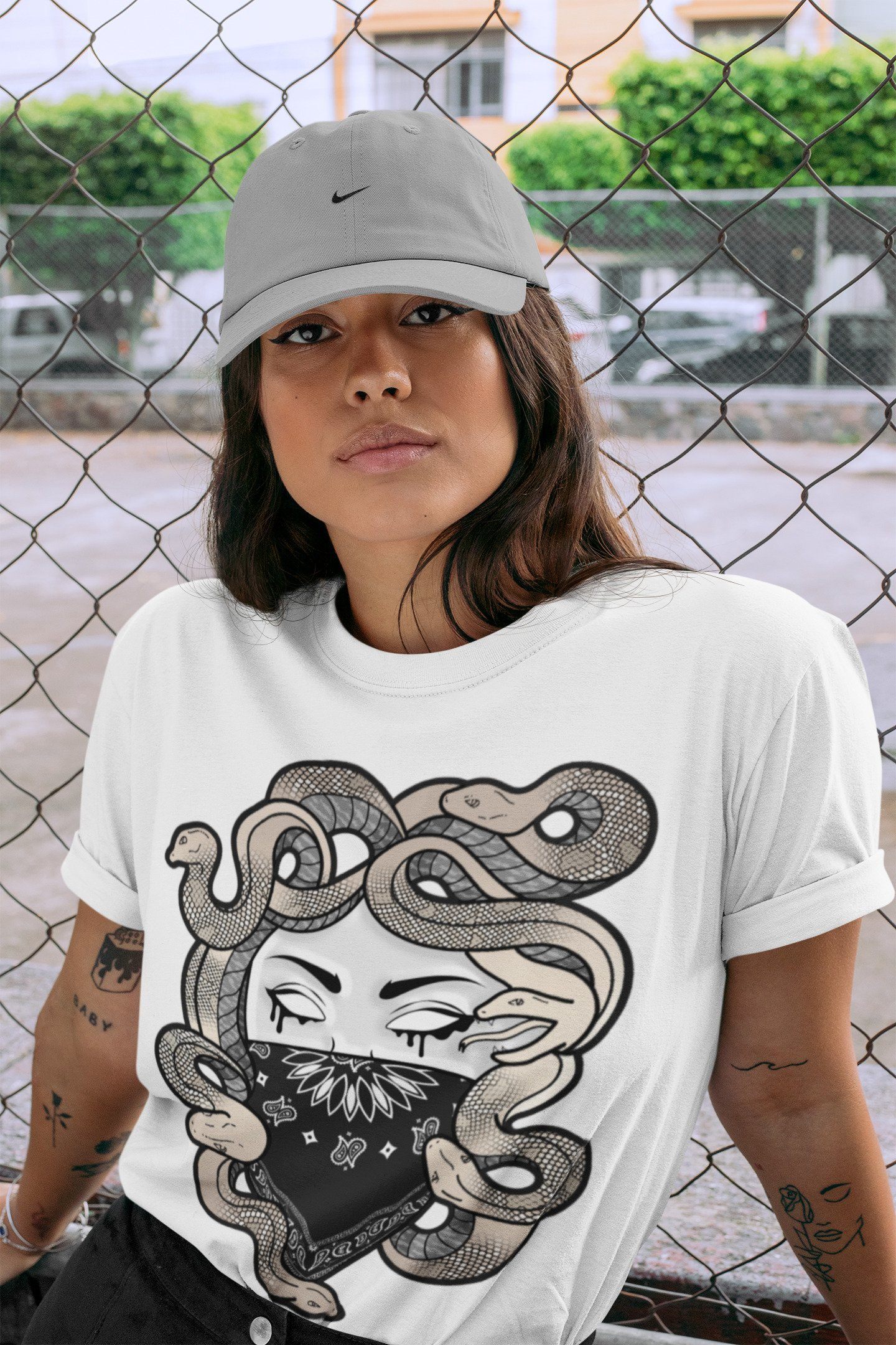 Medusa Unisex Tops - Yeezy 350 Ash Pearl