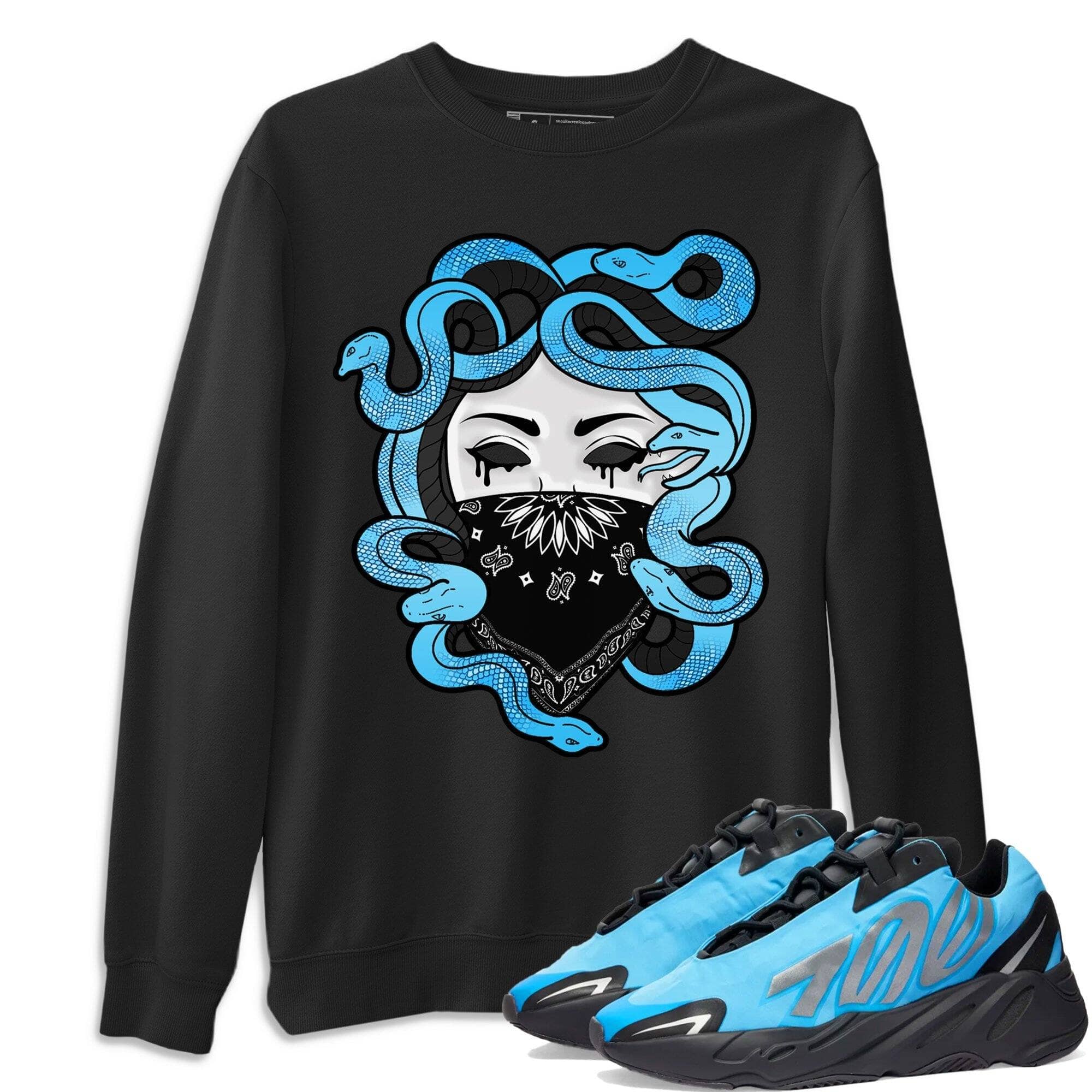 Medusa Unisex Tops - Yeezy 700 Bright Cyan