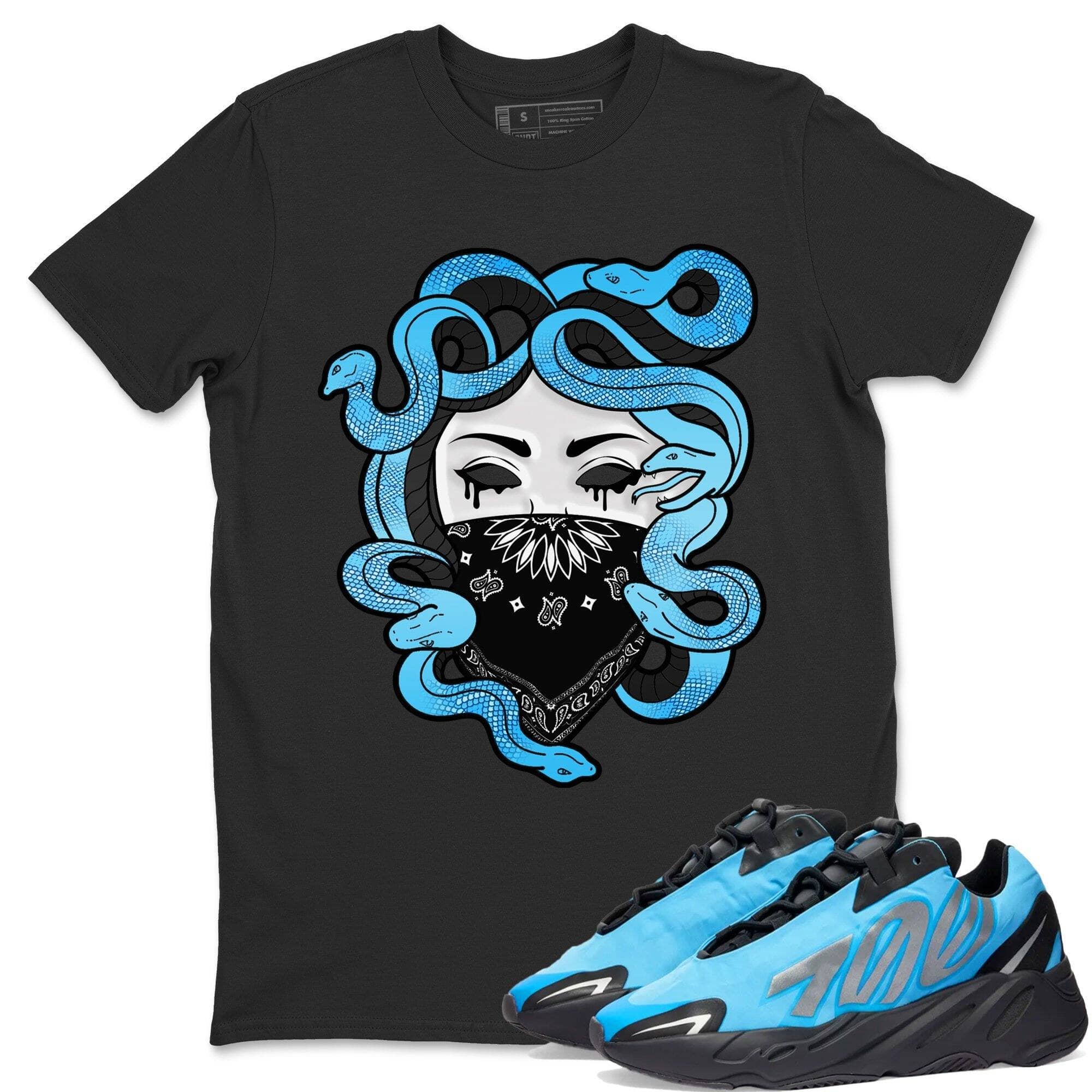 Medusa Unisex Tops - Yeezy 700 Bright Cyan