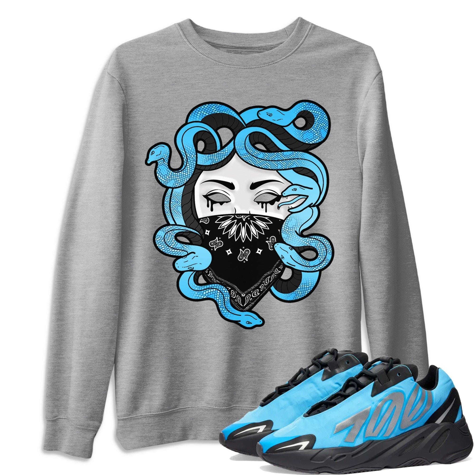 Medusa Unisex Tops - Yeezy 700 Bright Cyan
