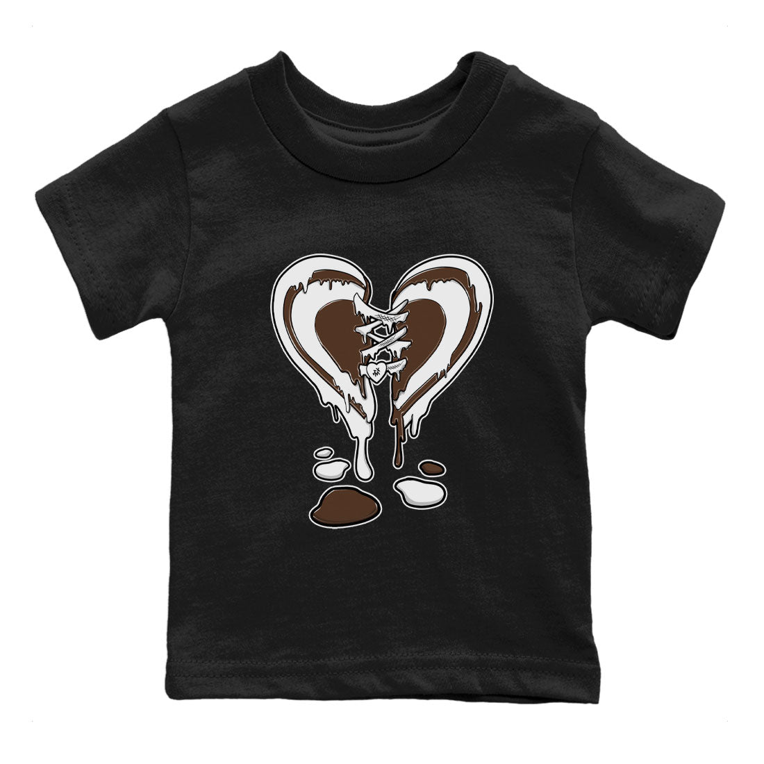 Melting Heart snkmatch Tee Kids - Air Force 1 Chocolate