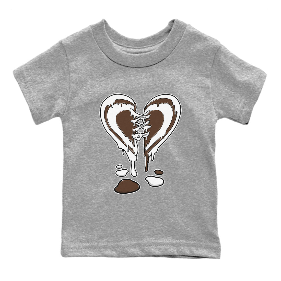 Melting Heart snkmatch Tee Kids - Air Force 1 Chocolate