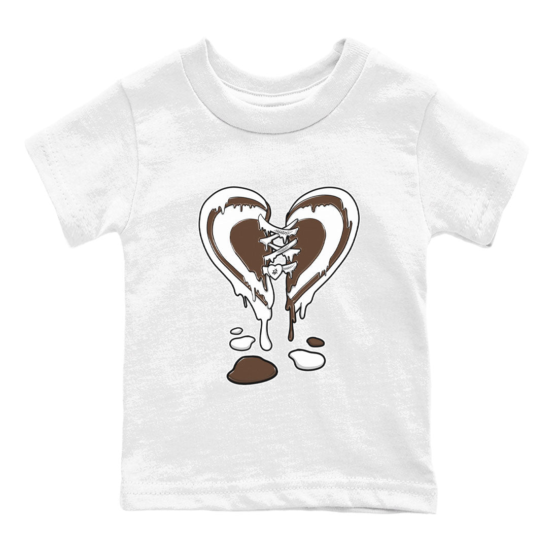 Melting Heart snkmatch Tee Kids - Air Force 1 Chocolate